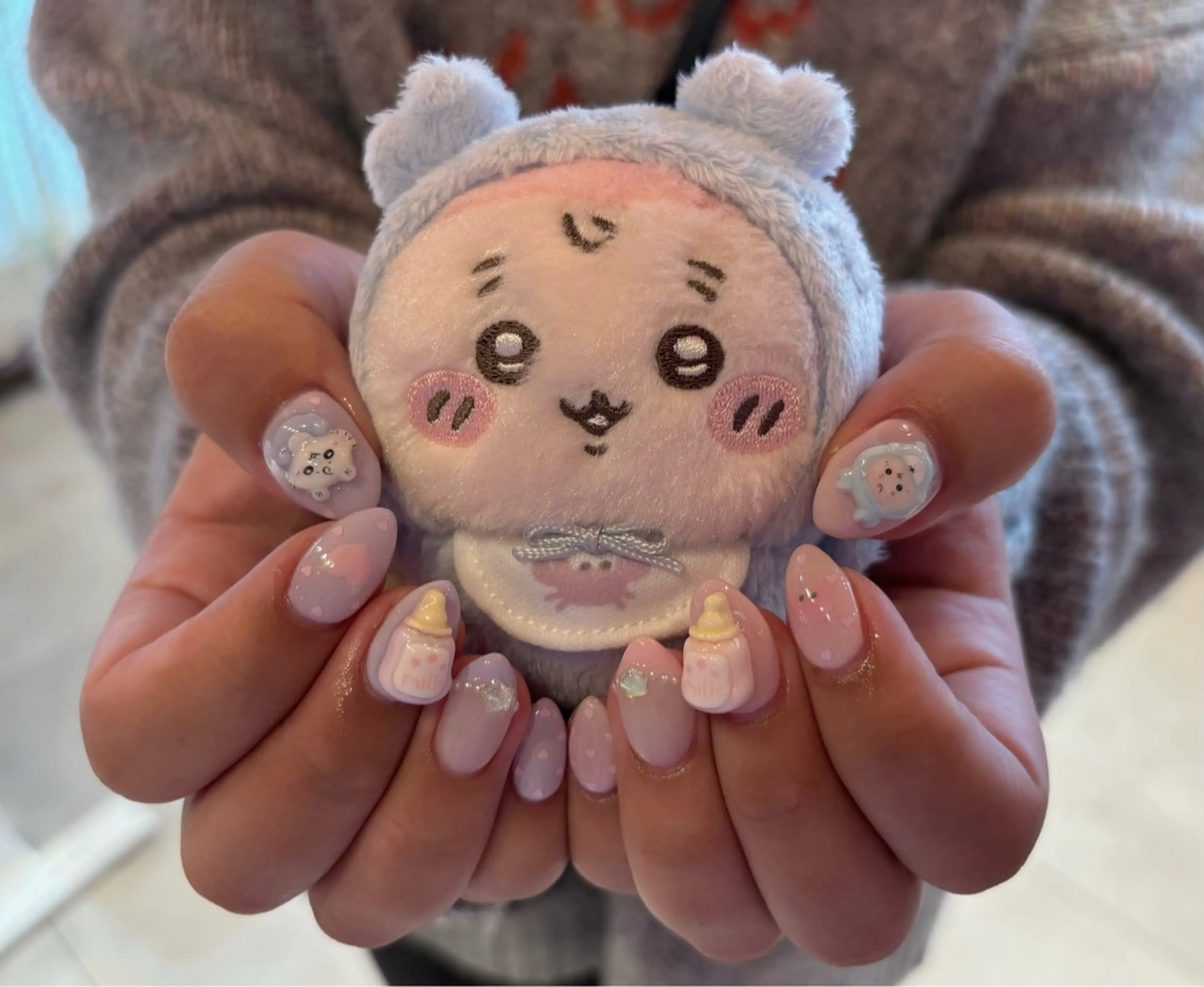 ネイル ハンドネイル NICOnail&eyelash 三軒茶屋所属・AQUA ໒꒱ ‧₊˚のネイルデザイン