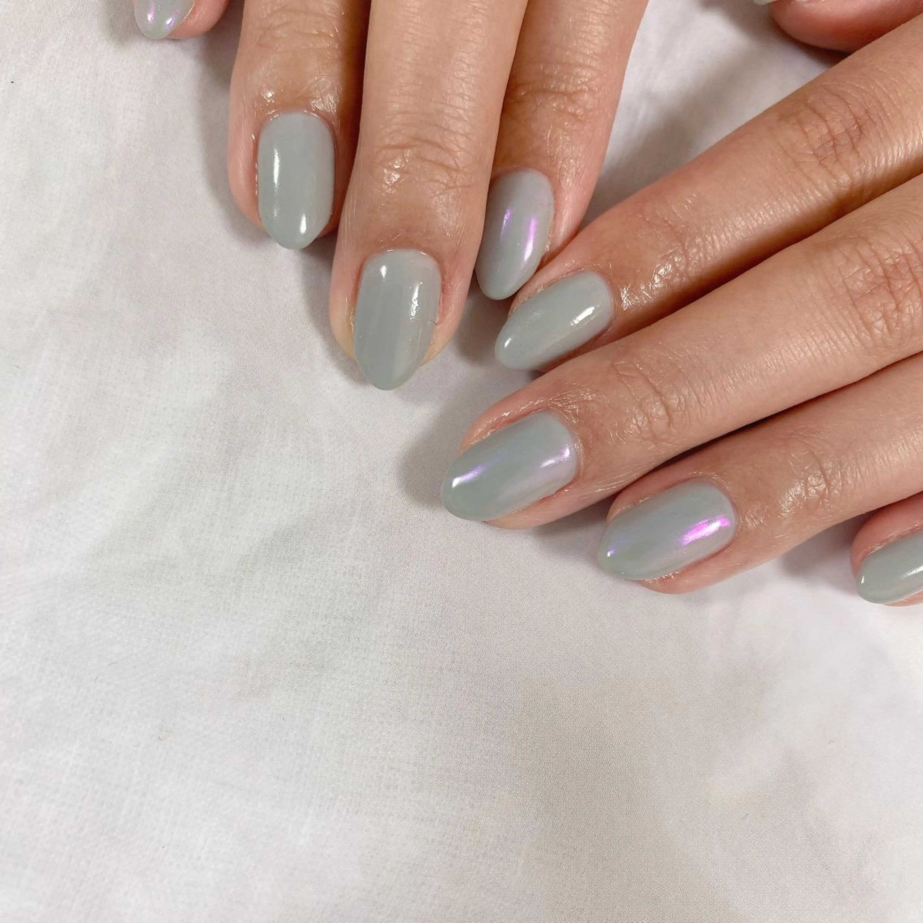 ネイル オーロラネイル ミラーネイル ハンドネイル SOL NAILのネイルデザイン