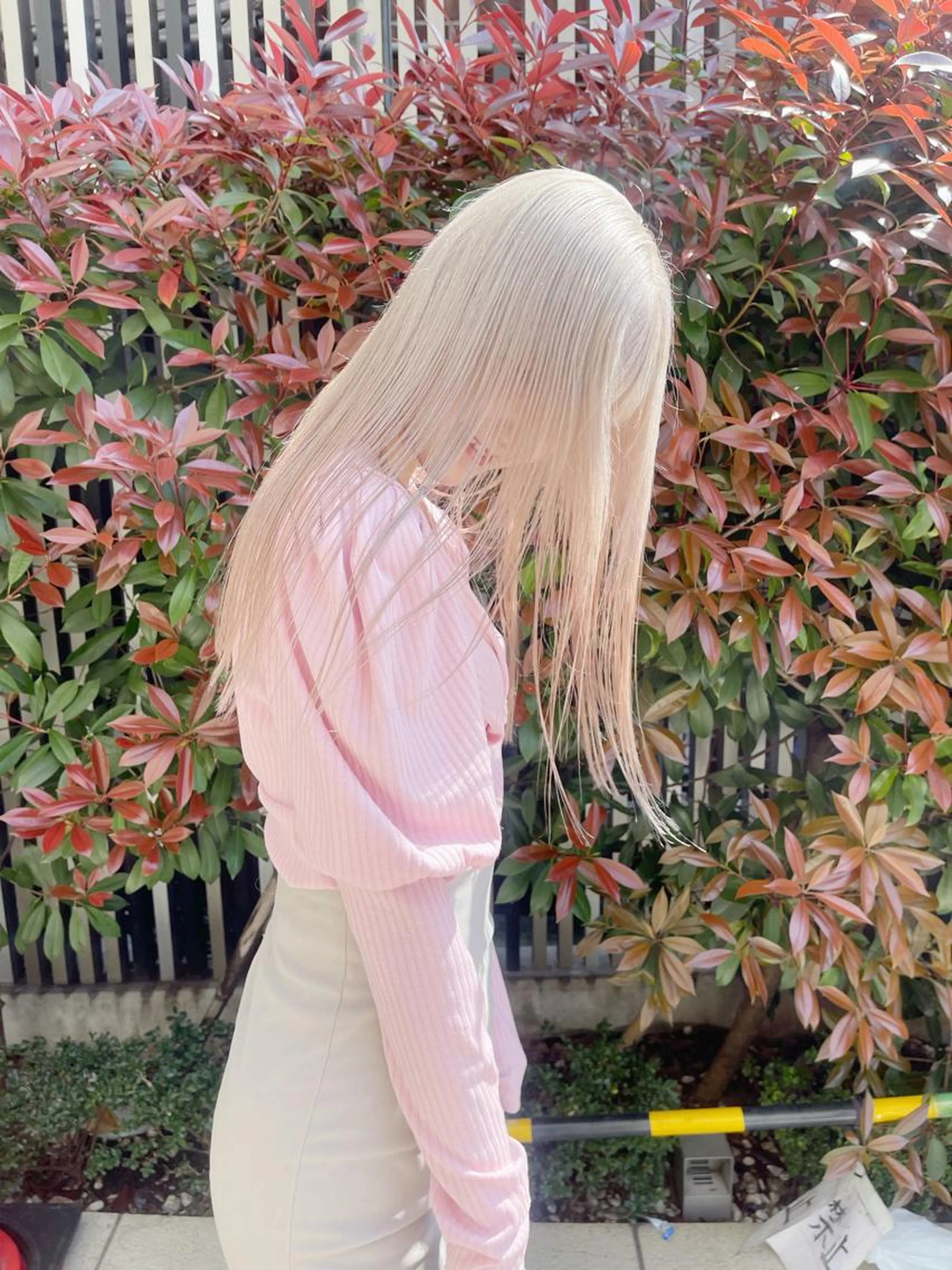 【他店には出来ないクオリティーを】カット＋ダブルカラー　ハイトーン　ケアブリーチ　ブロンド　ピンクカラー　ピンクベージュの写真