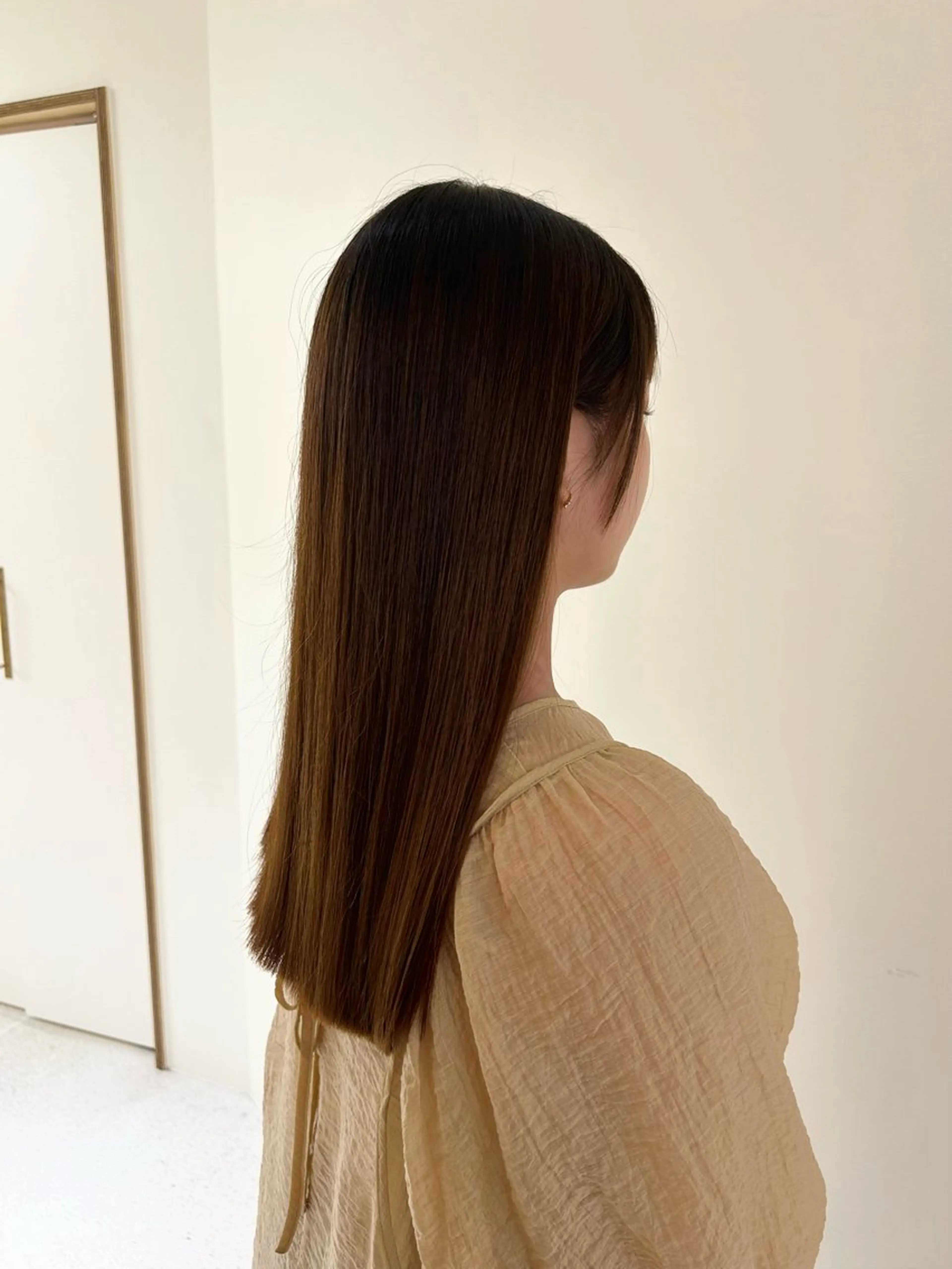 ロング 田中 樹奈のヘアスタイル