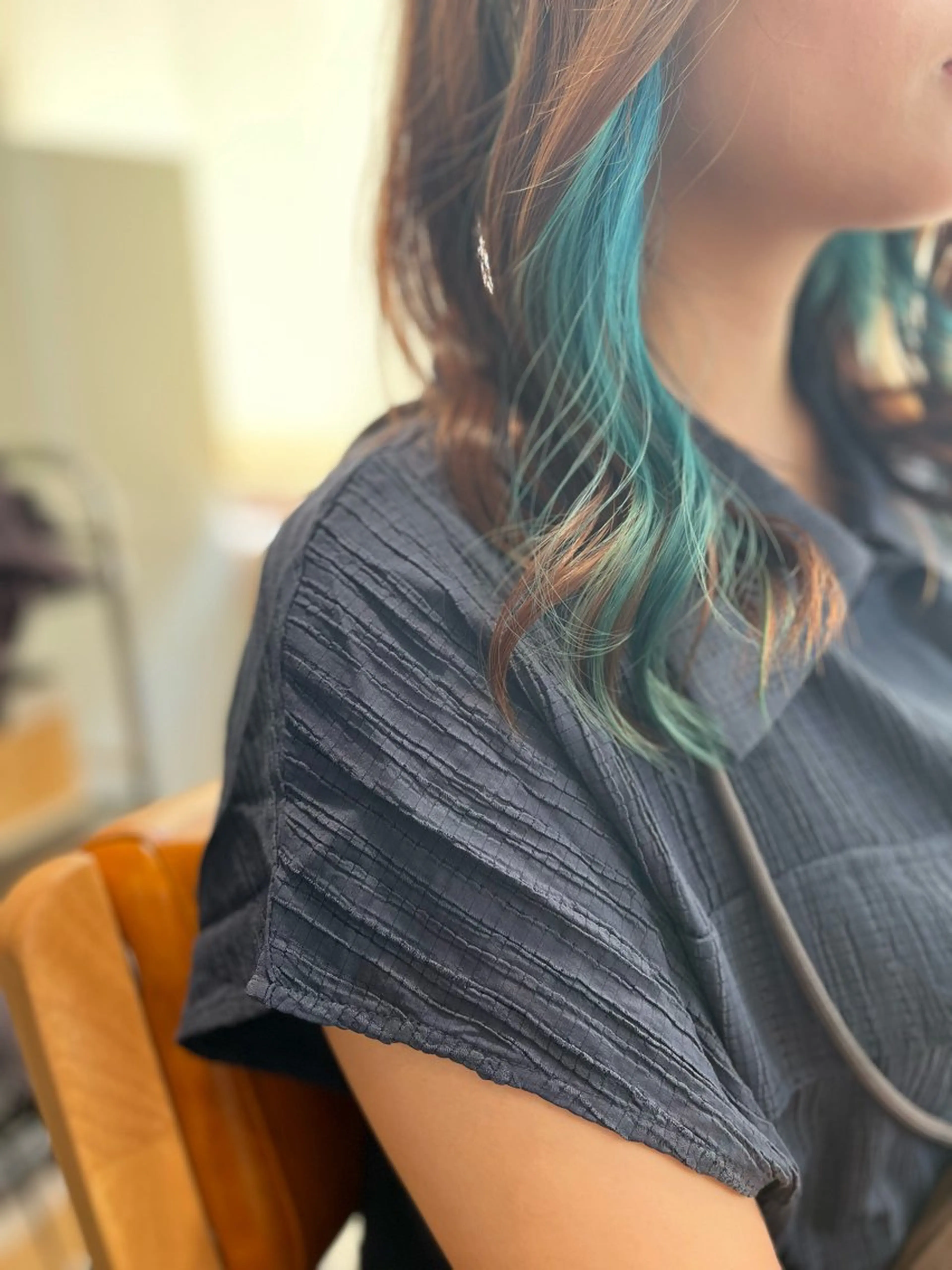 ミディアム カラー ヘアアレンジ ✨髪質改善/縮毛/ 個室サロン✨亀田彩華のヘアスタイル