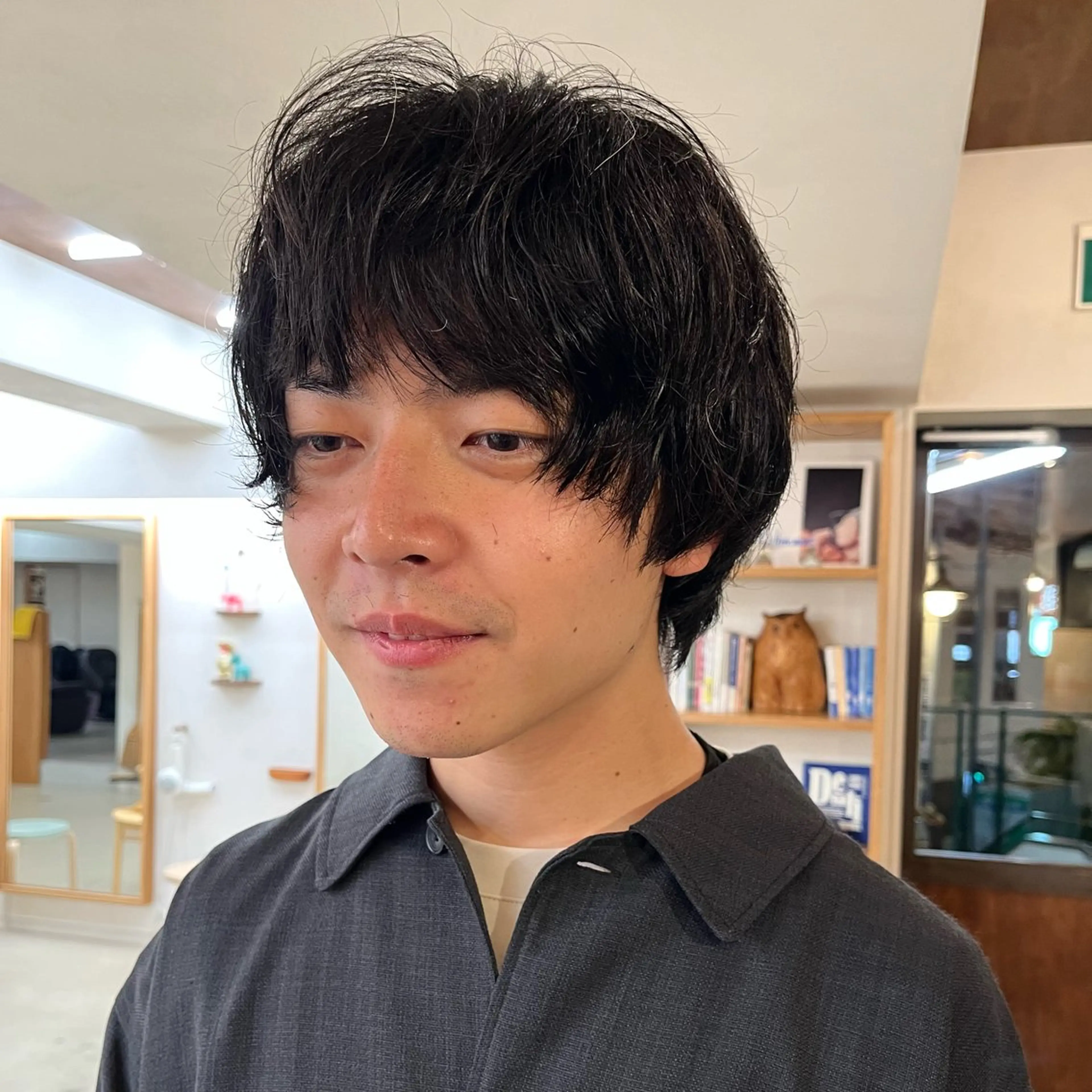 パーマ メンズ 宇野澤 銘のヘアスタイル