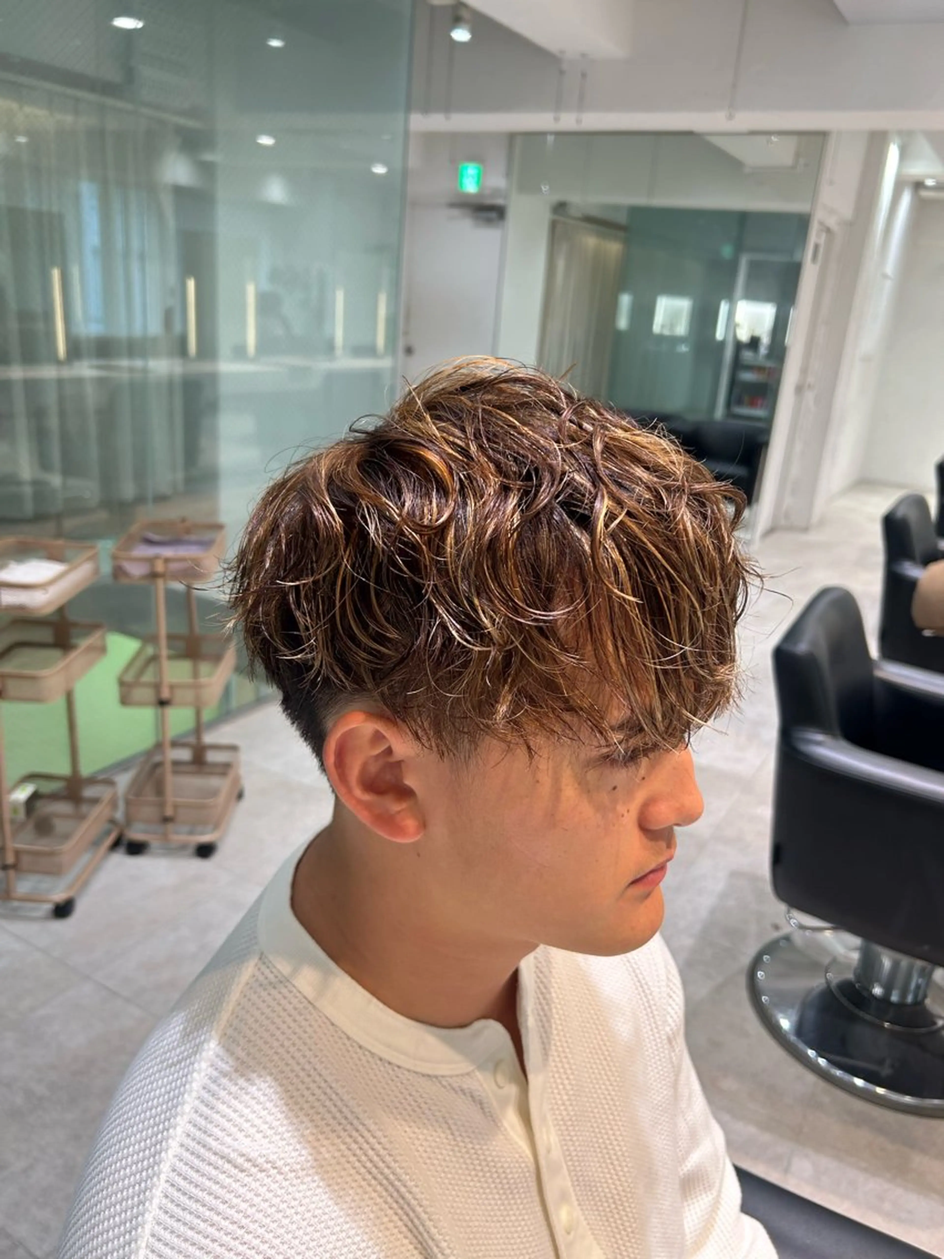 カラー パーマ メンズ カット パーマ 🦋Misaki🦋 メンズパーマ/着付けのその他イメージ