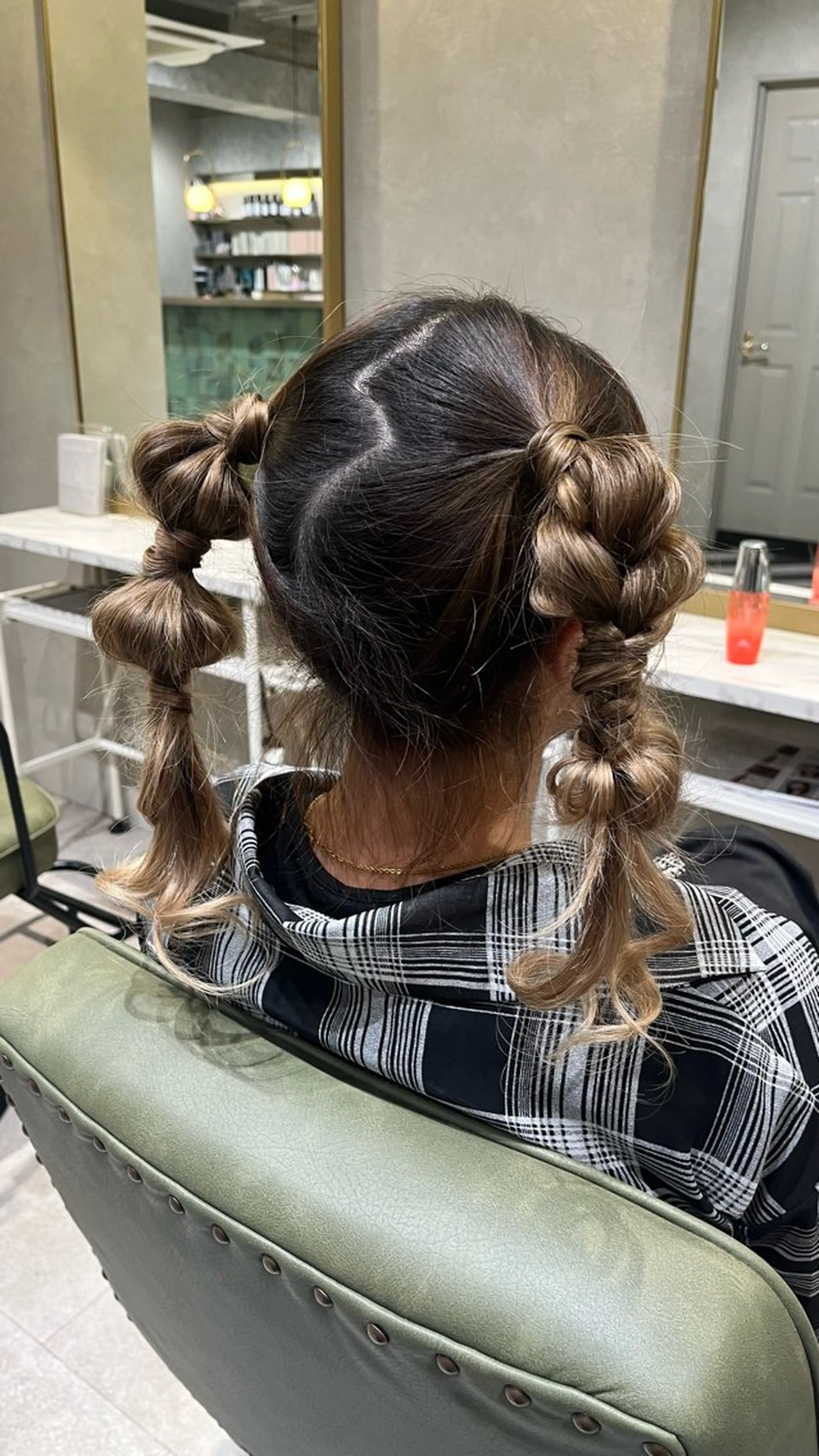 セミロング ヘアアレンジ 新宿/ヘアカラー AiNAのヘアスタイル