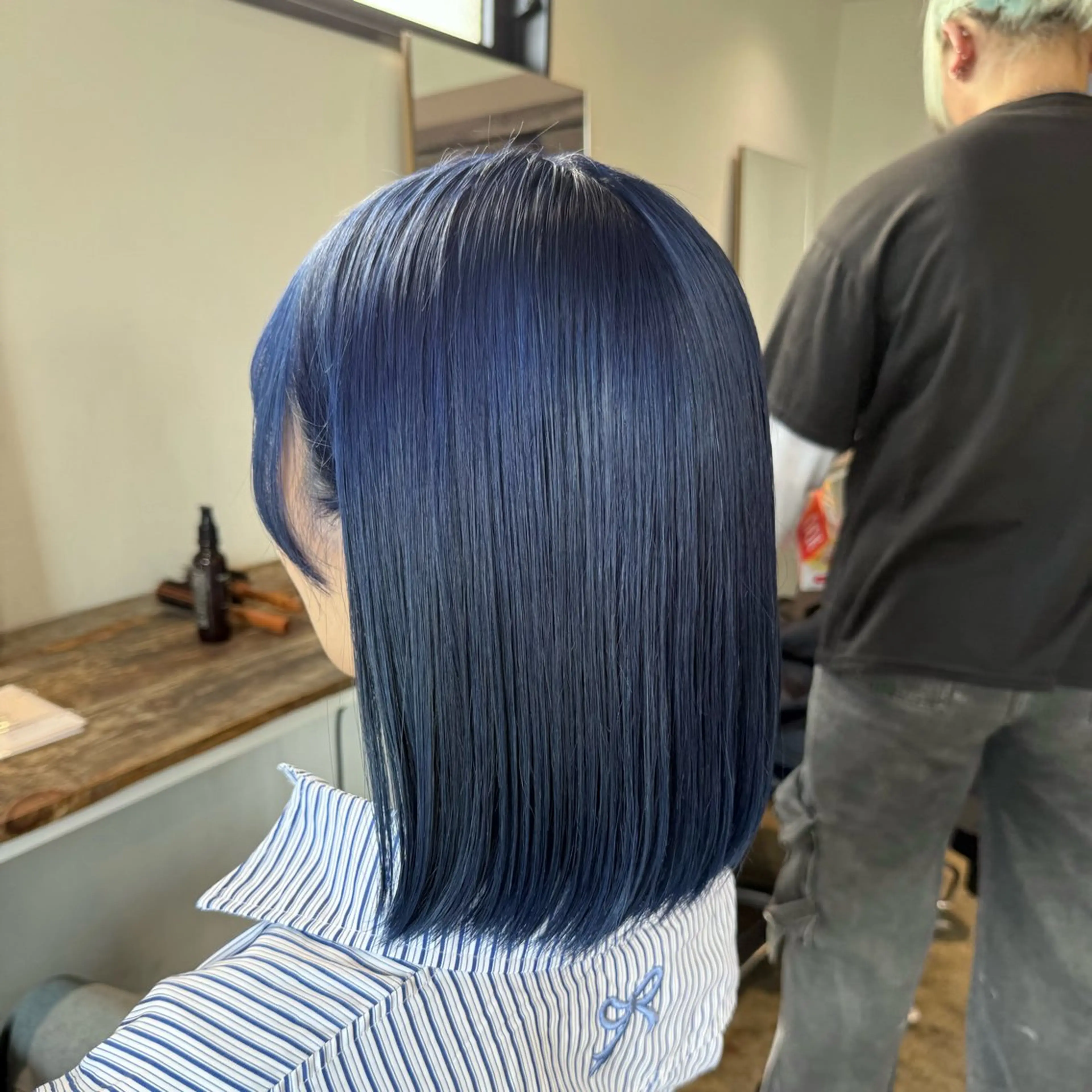 ミディアム カラー ヘアカラー トリートメント 🫧ブリーチ/透明感 カラー/メンズ/みきのヘアスタイル