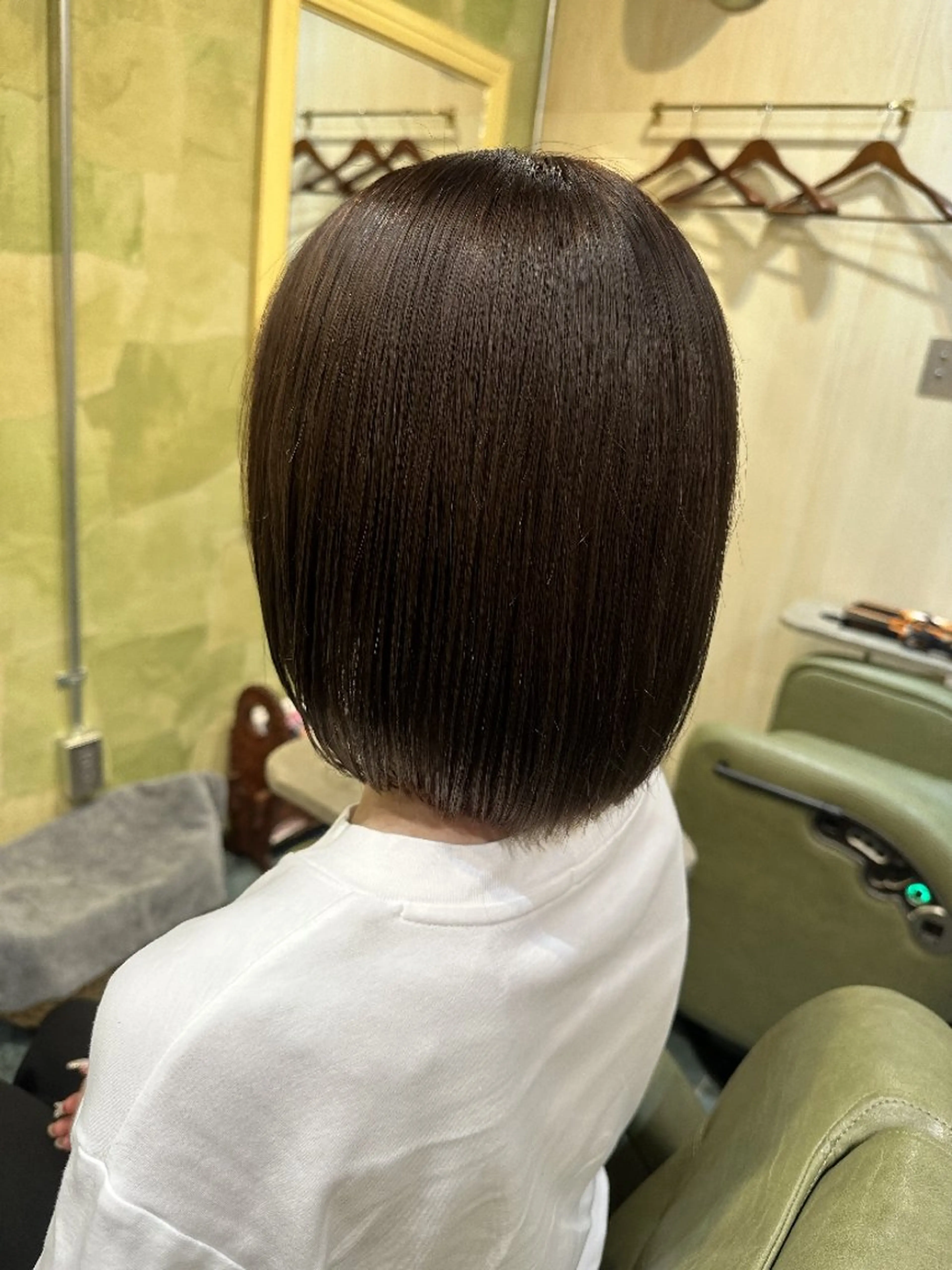 ミディアム カット ヘアカラー 川端 智治のヘアスタイル