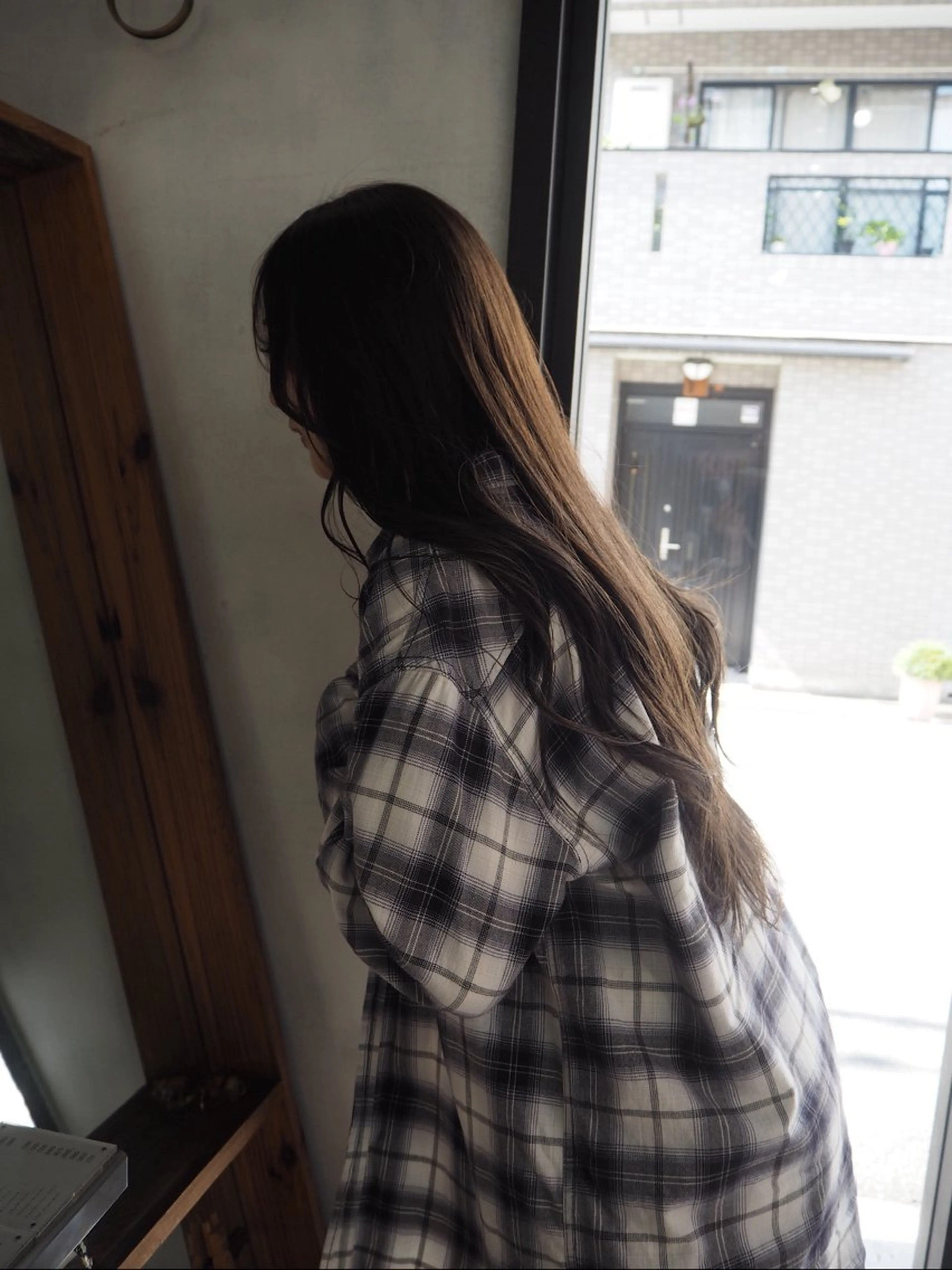 ロング カラー ブラウンカラー 薮 夏帆のヘアスタイル