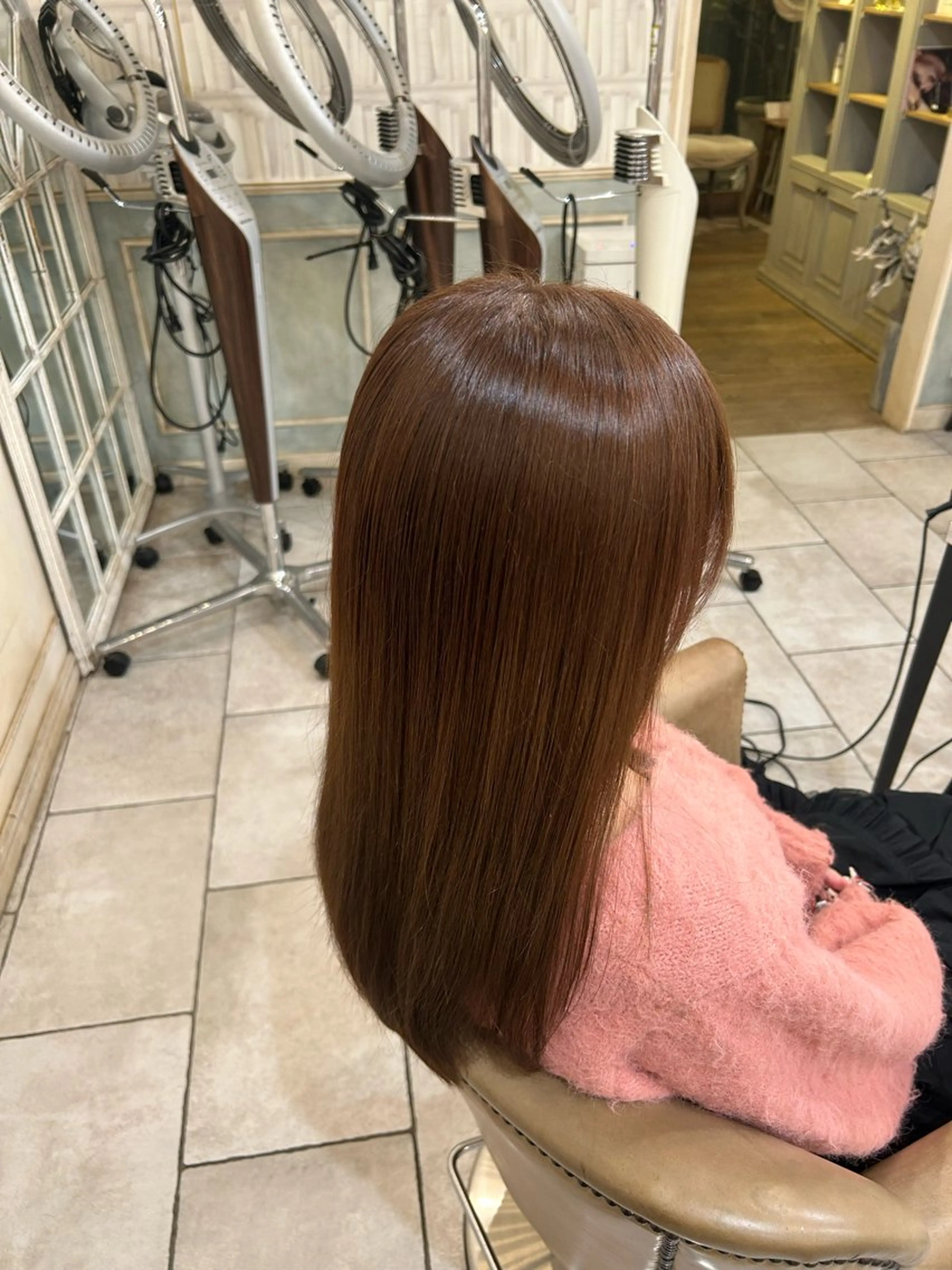 ロング カラー ヘアカラー 田中 らなのヘアスタイル