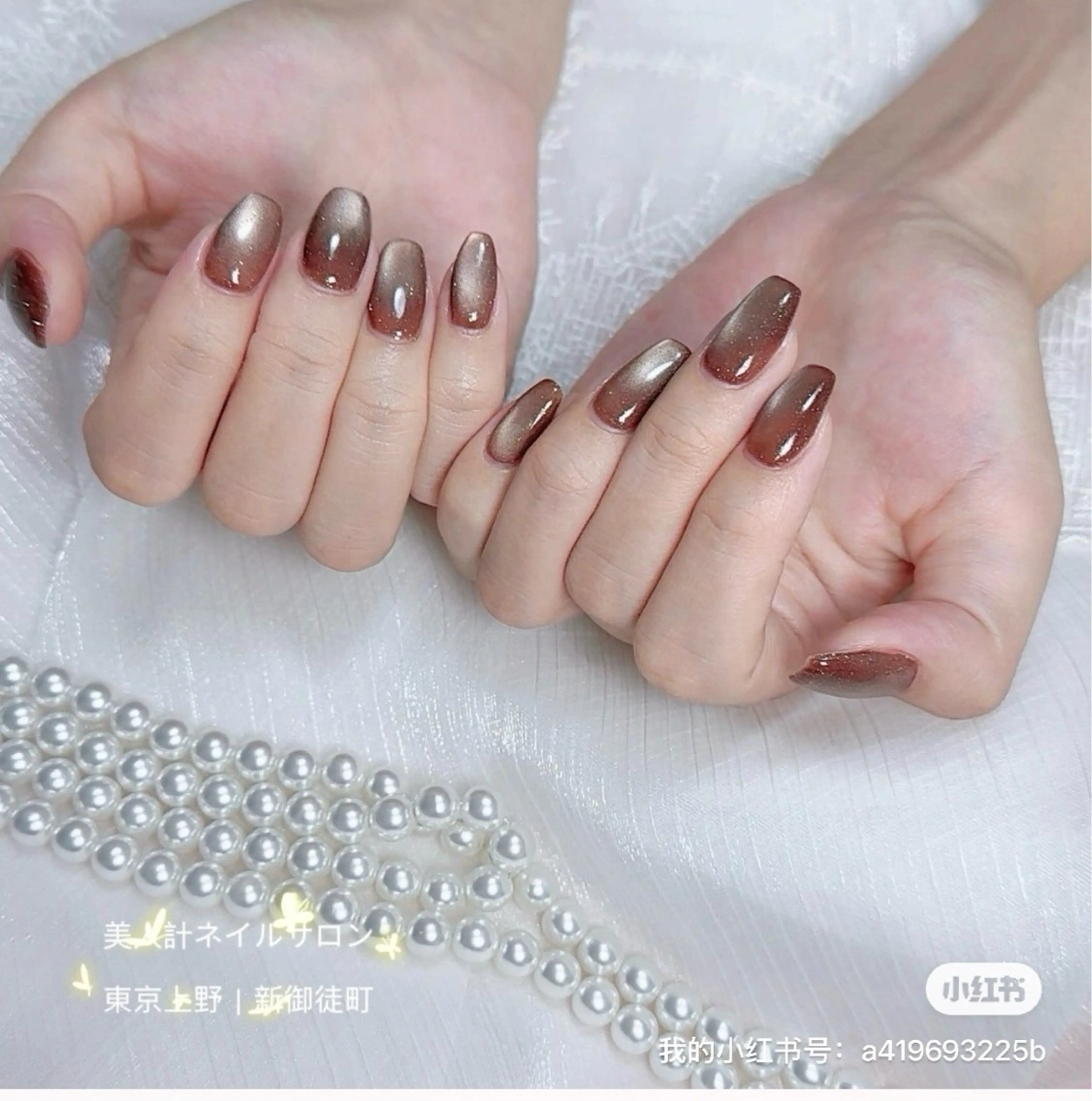 ネイル マグネットネイル ハンドネイル 中山 美月のネイルデザイン