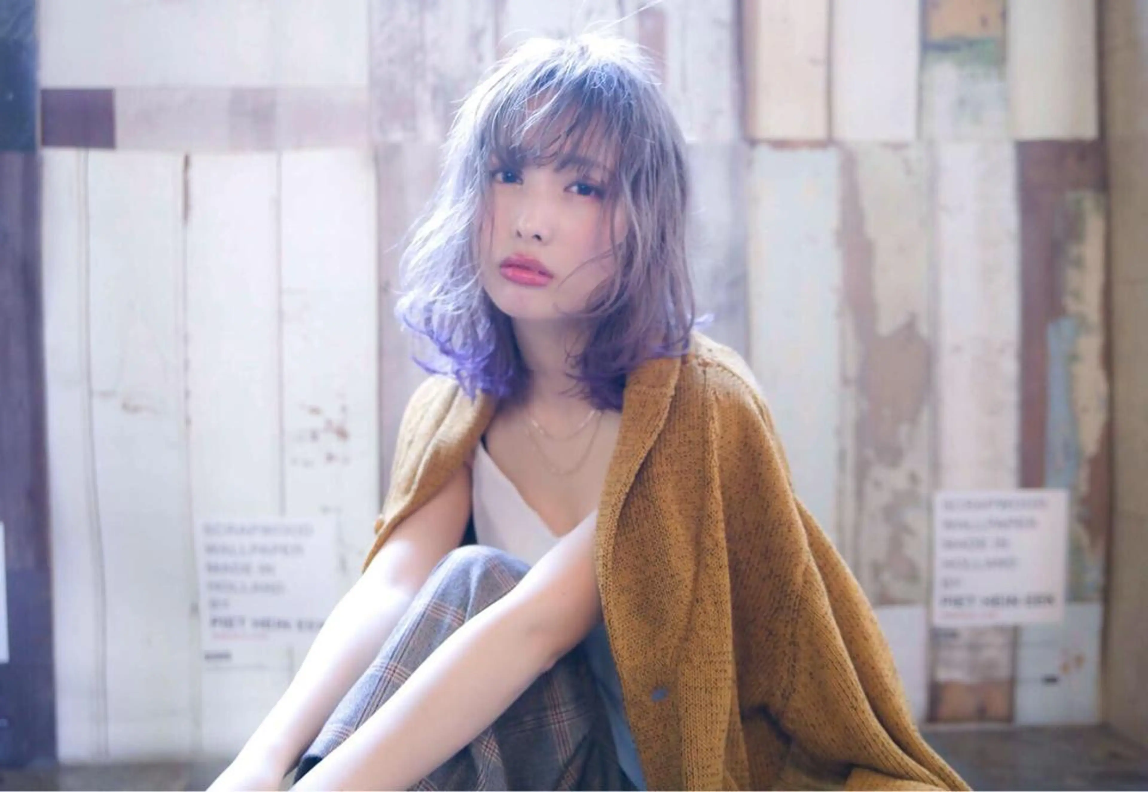 ミディアム カラー ヘアカラー トリートメント ヘアセット 髪質改善/艶髪 🫧高橋湧也のヘアスタイル