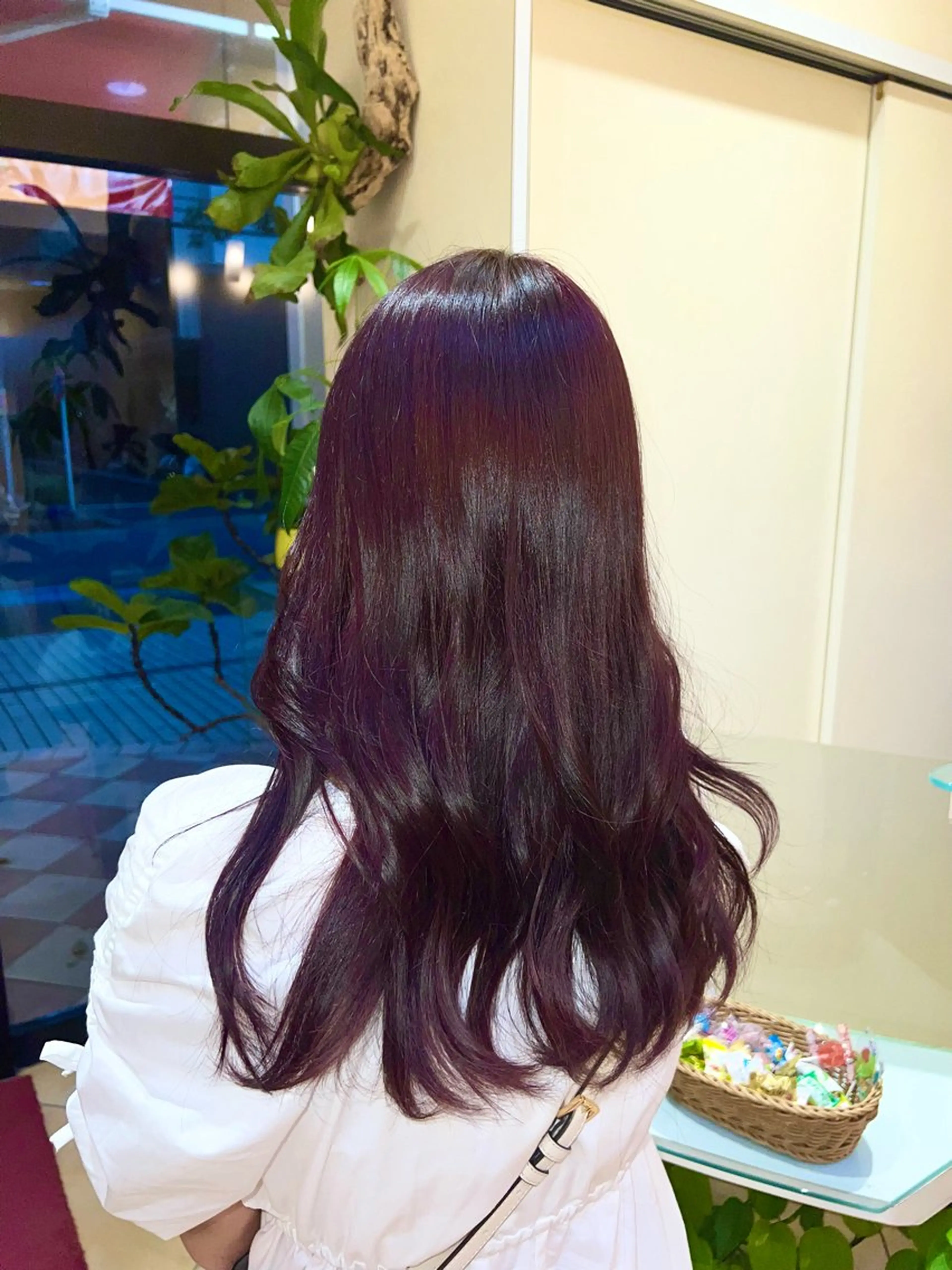 セミロング 最高の髪質改善🩵 艶カラー 惠美のヘアスタイル