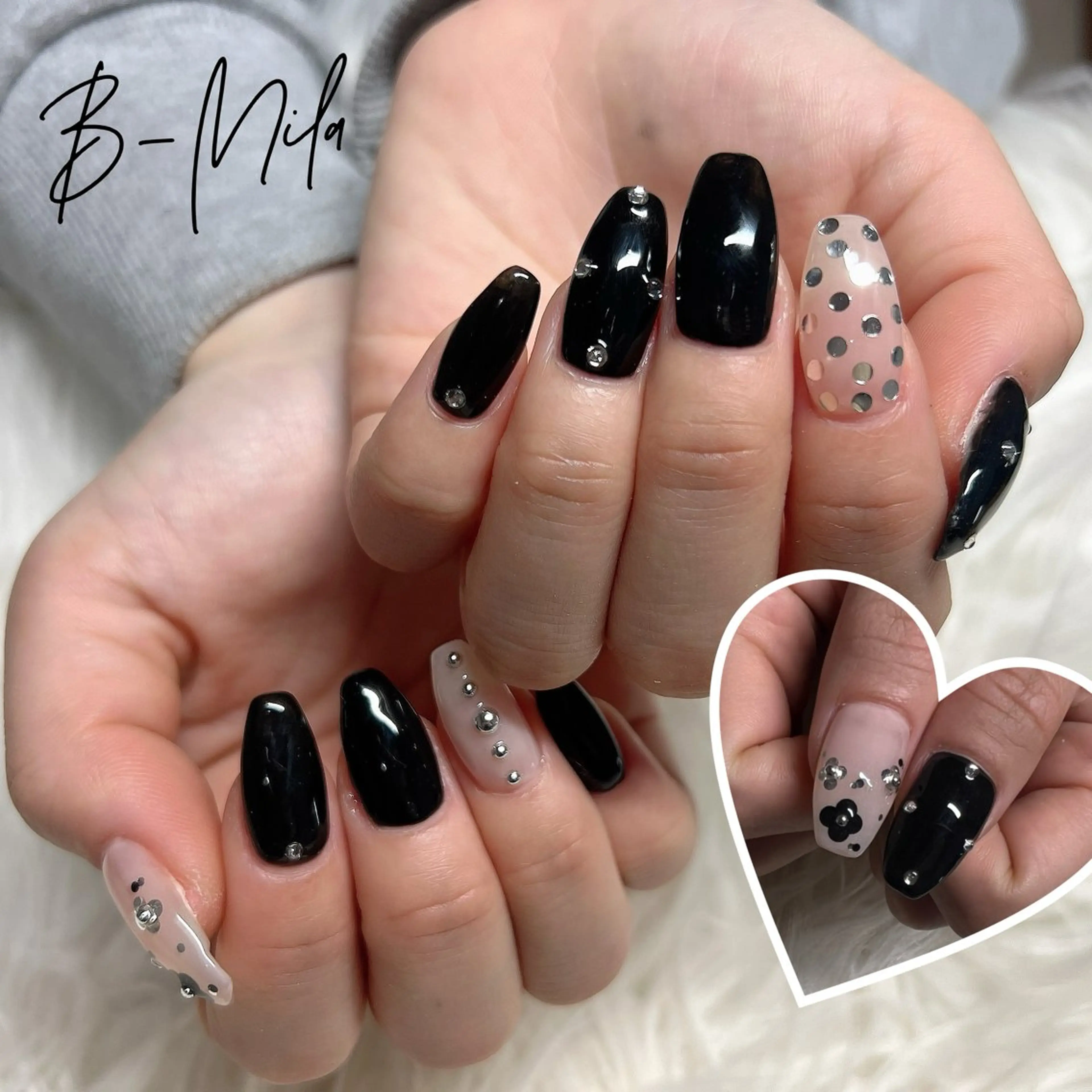 ミディアム ハンドネイル B_Mila 水戸   萬城のネイルデザイン