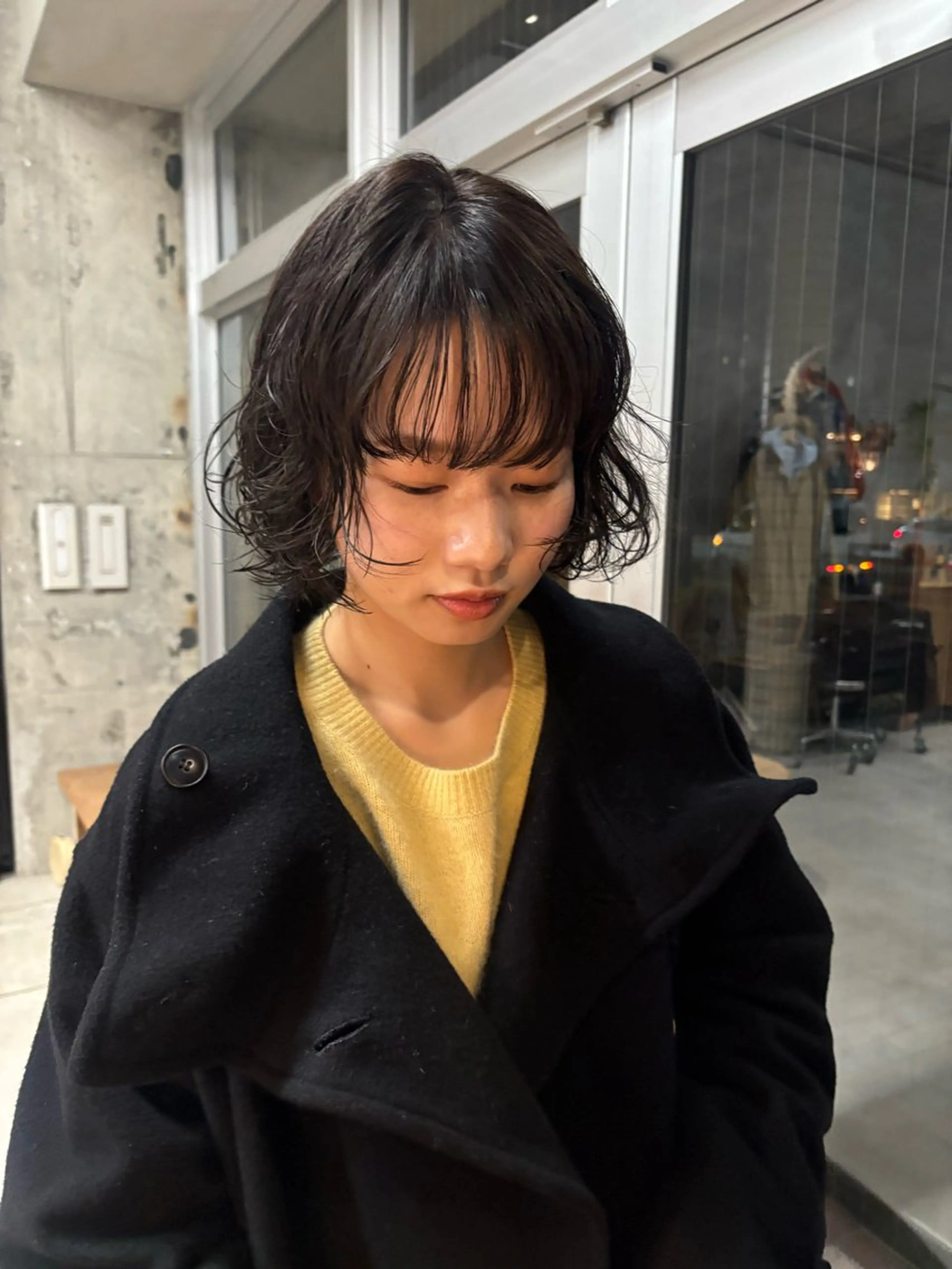 パーマ カット パーマ トリートメント wewe: momoeのヘアスタイル