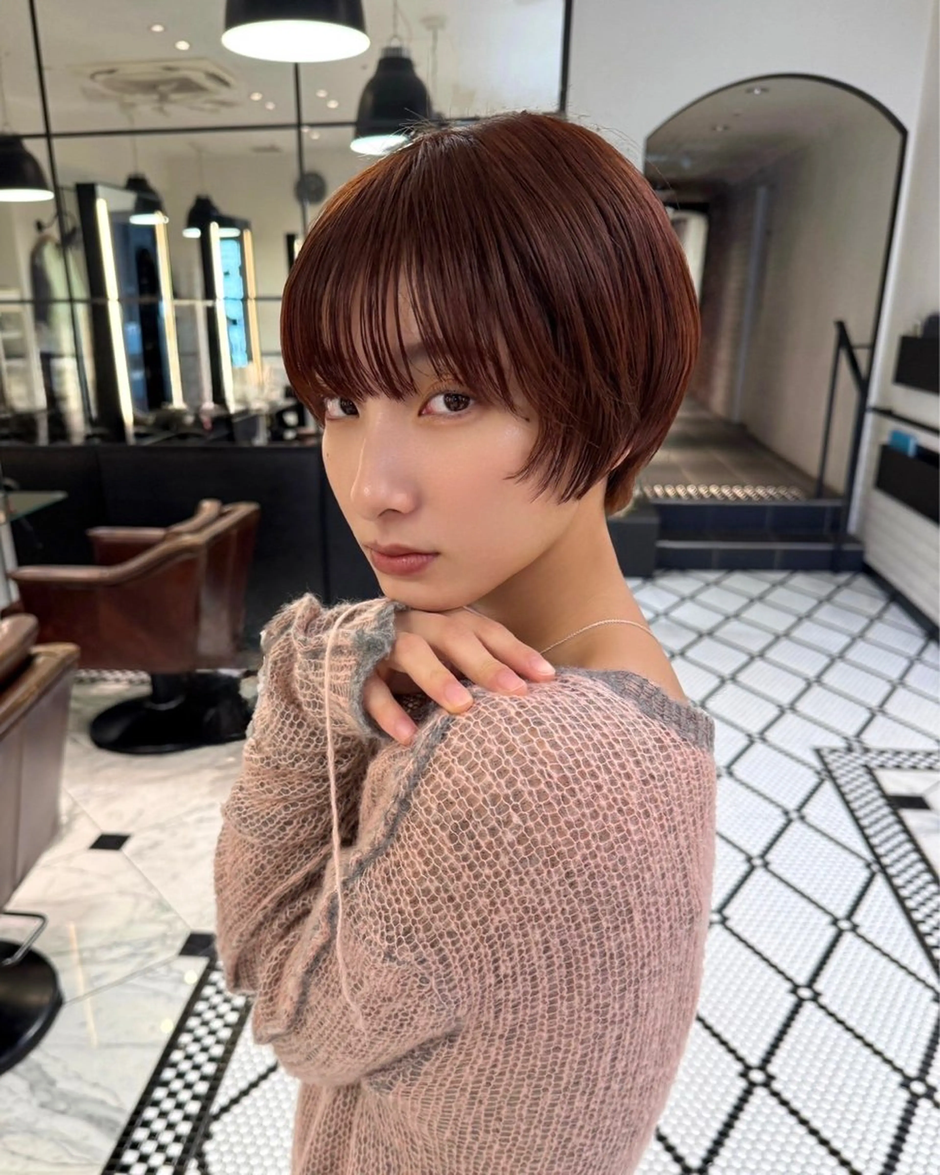 ショート MINX 野村実莉 カット/パーマのヘアスタイル