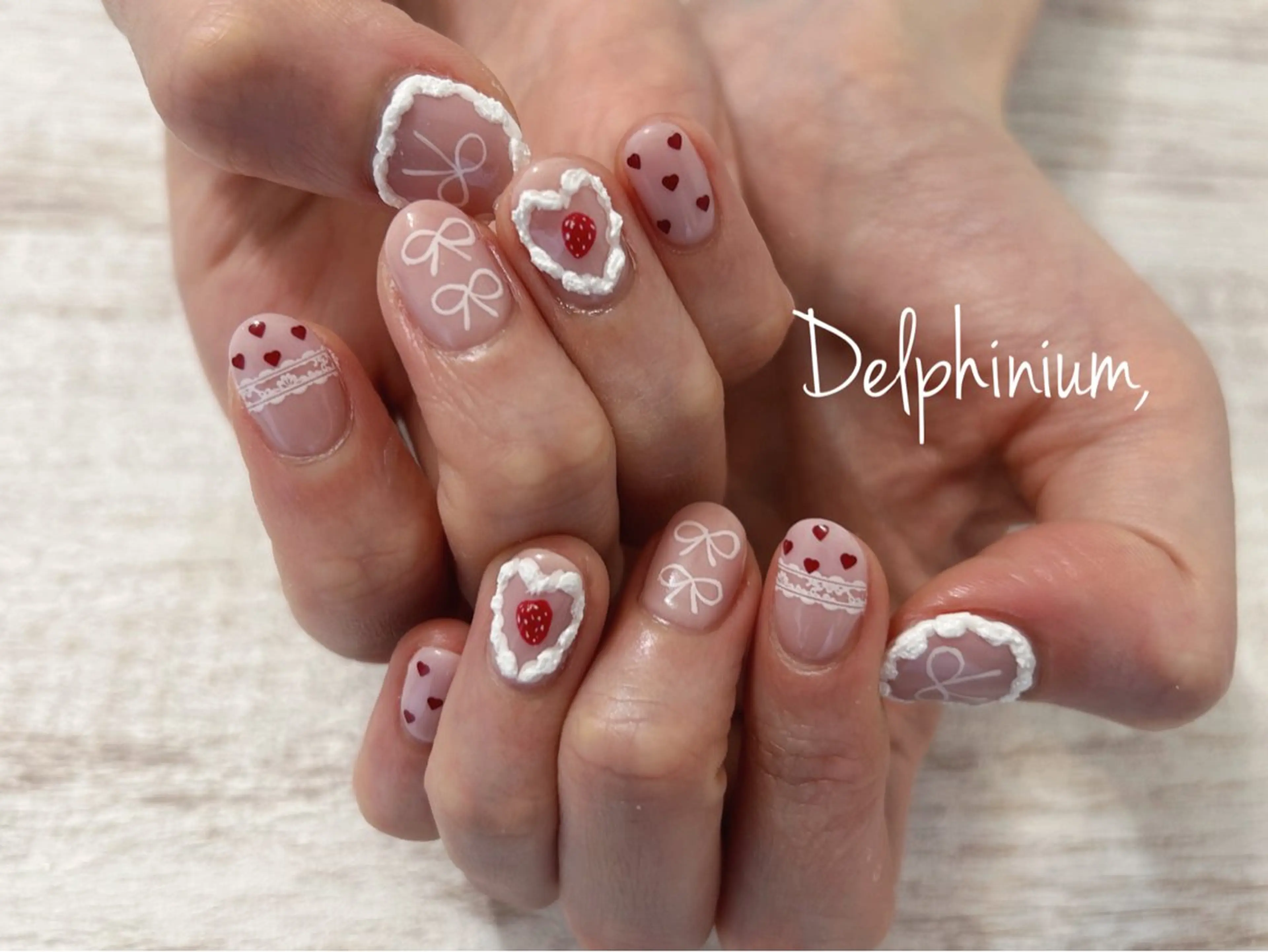 ネイル アートネイル ジェルネイル ミラーネイル 持ち込み パラジェル ハンドネイル 岡本 友恵のネイルデザイン