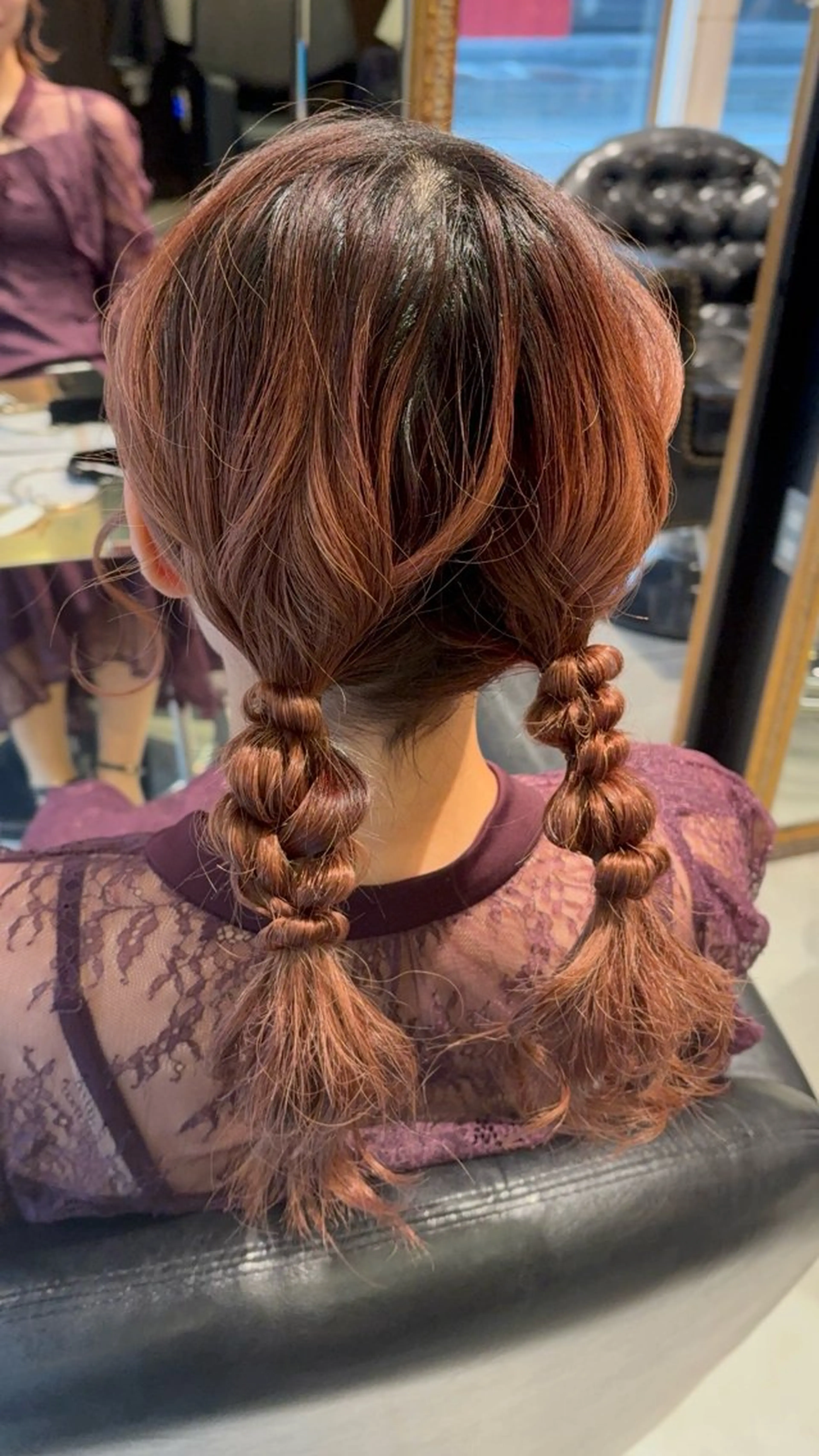 ミディアム 鶴谷 麻衣のヘアスタイル