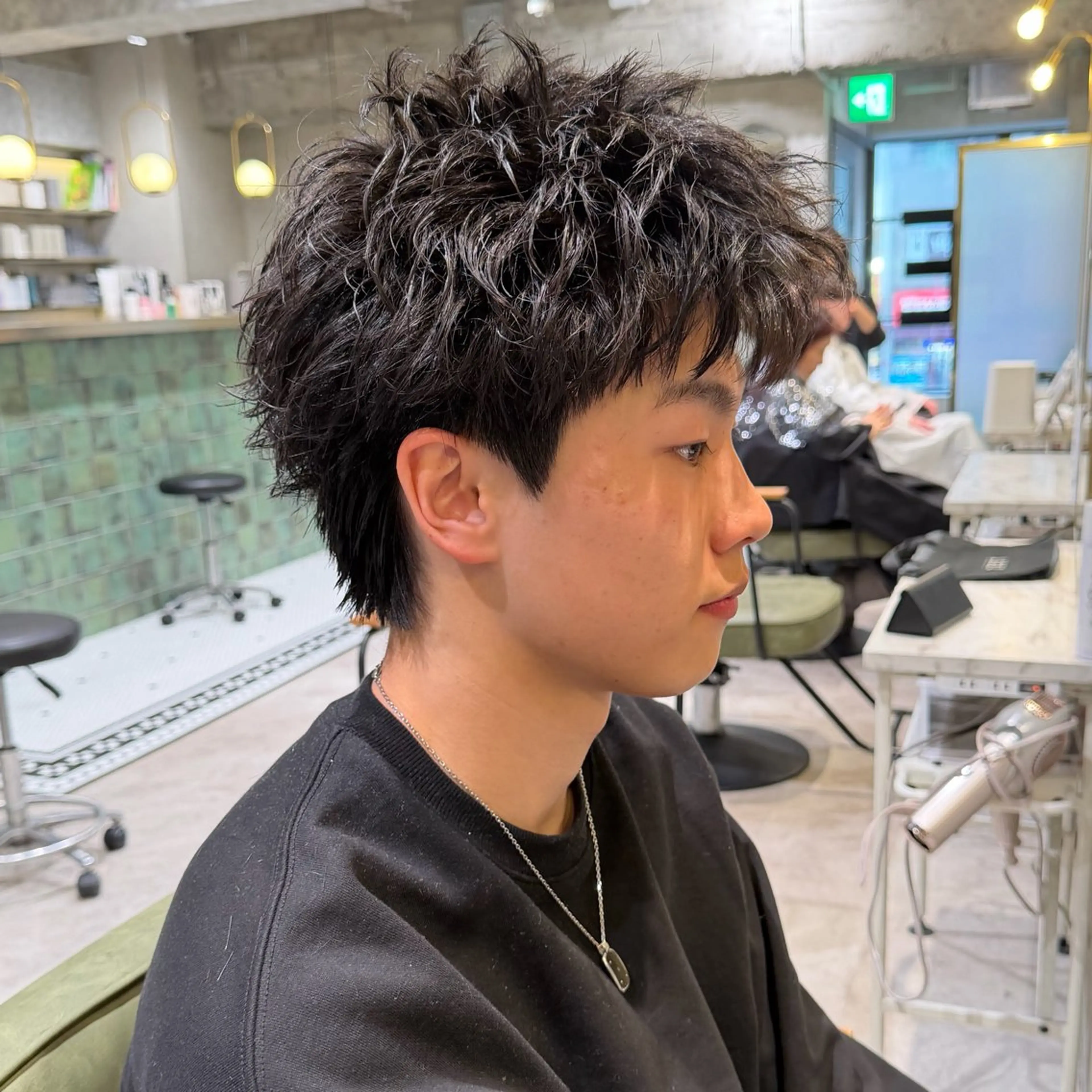 パーマ メンズ カット ハイトーン/パーマ/ メンズ / 櫻本🌐のヘアスタイル