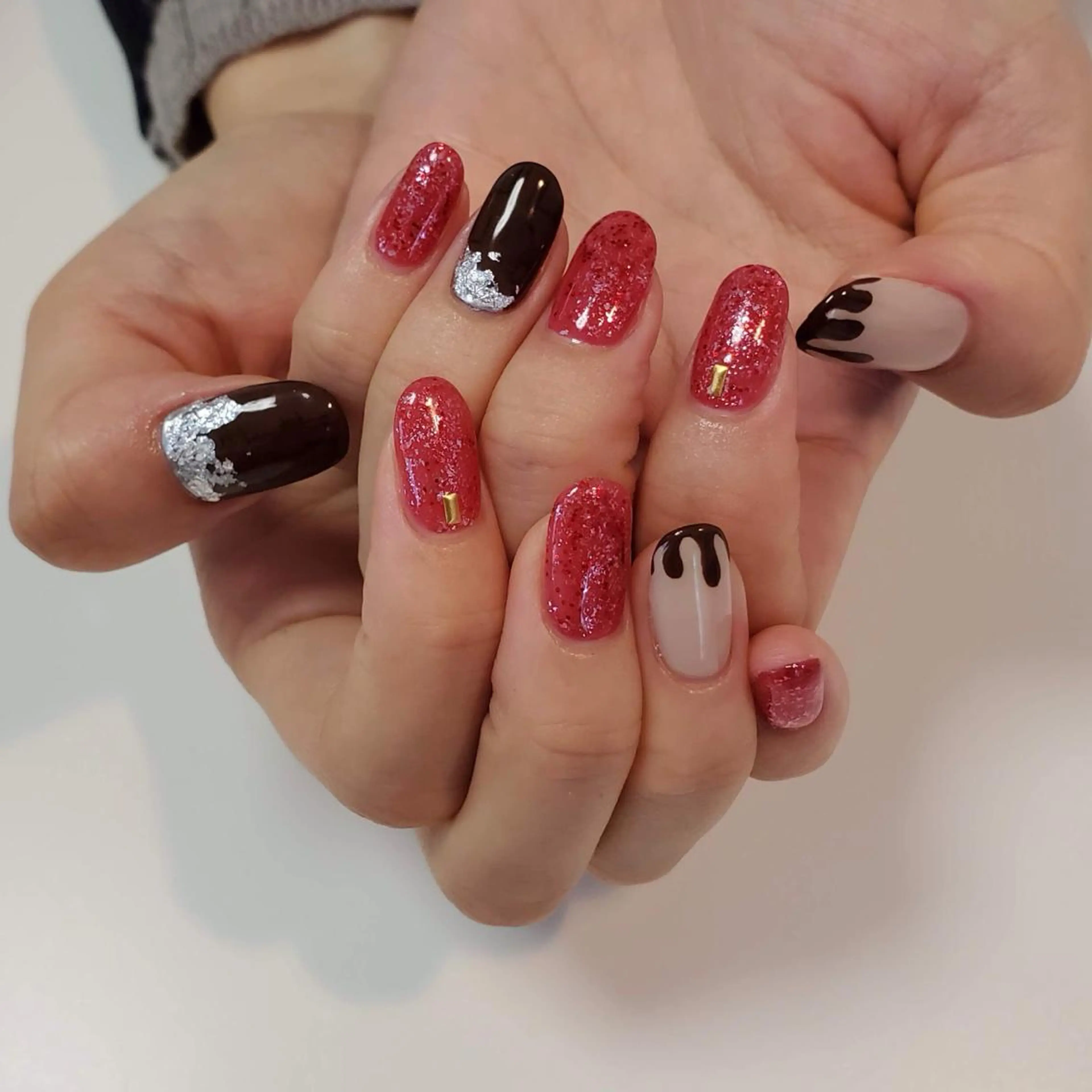 ネイル バレンタイン ネイリスト モリシタのネイルデザイン