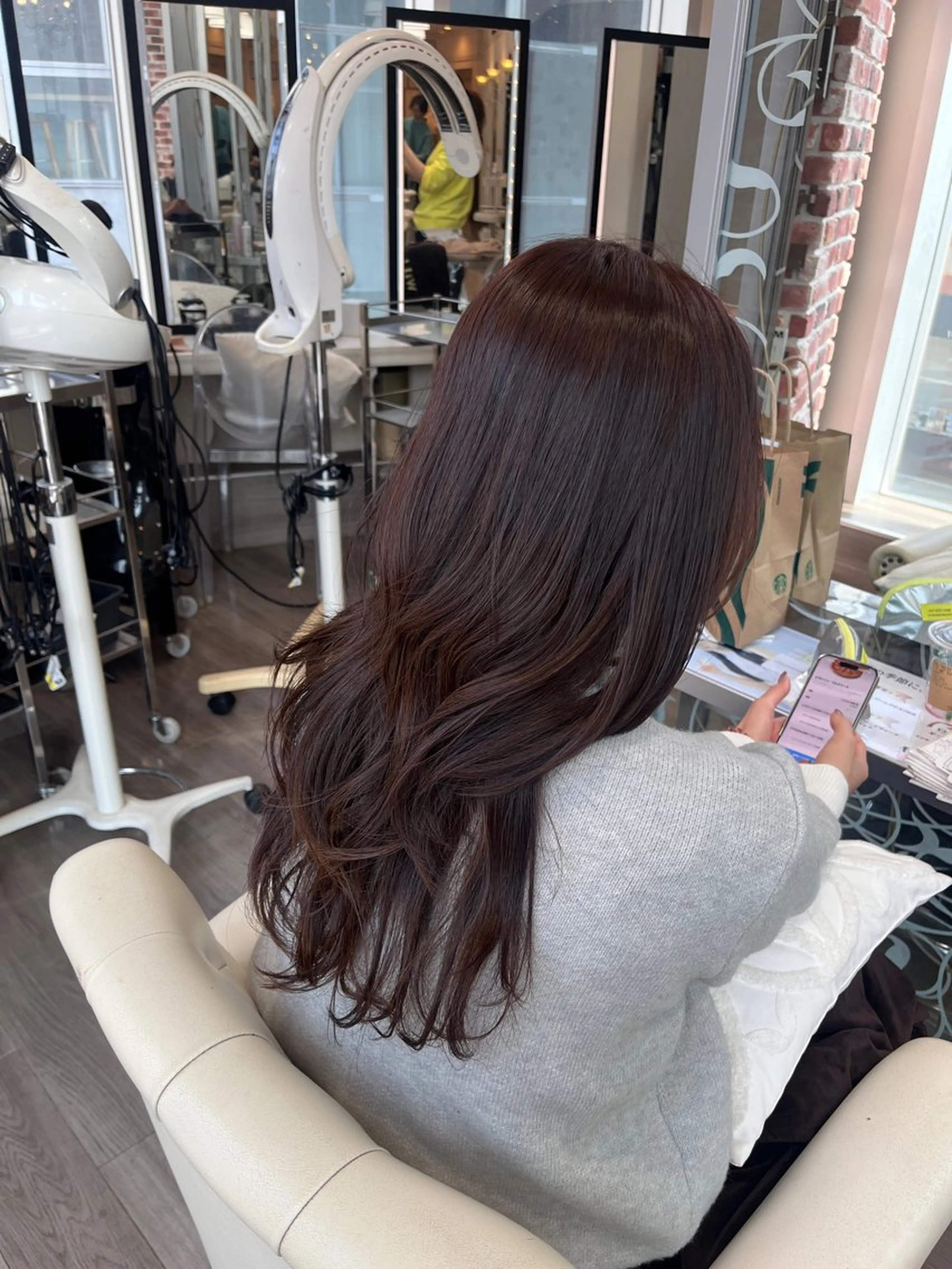 ロング カラー 4月オーディション 目前/荒堀 結香のヘアスタイル