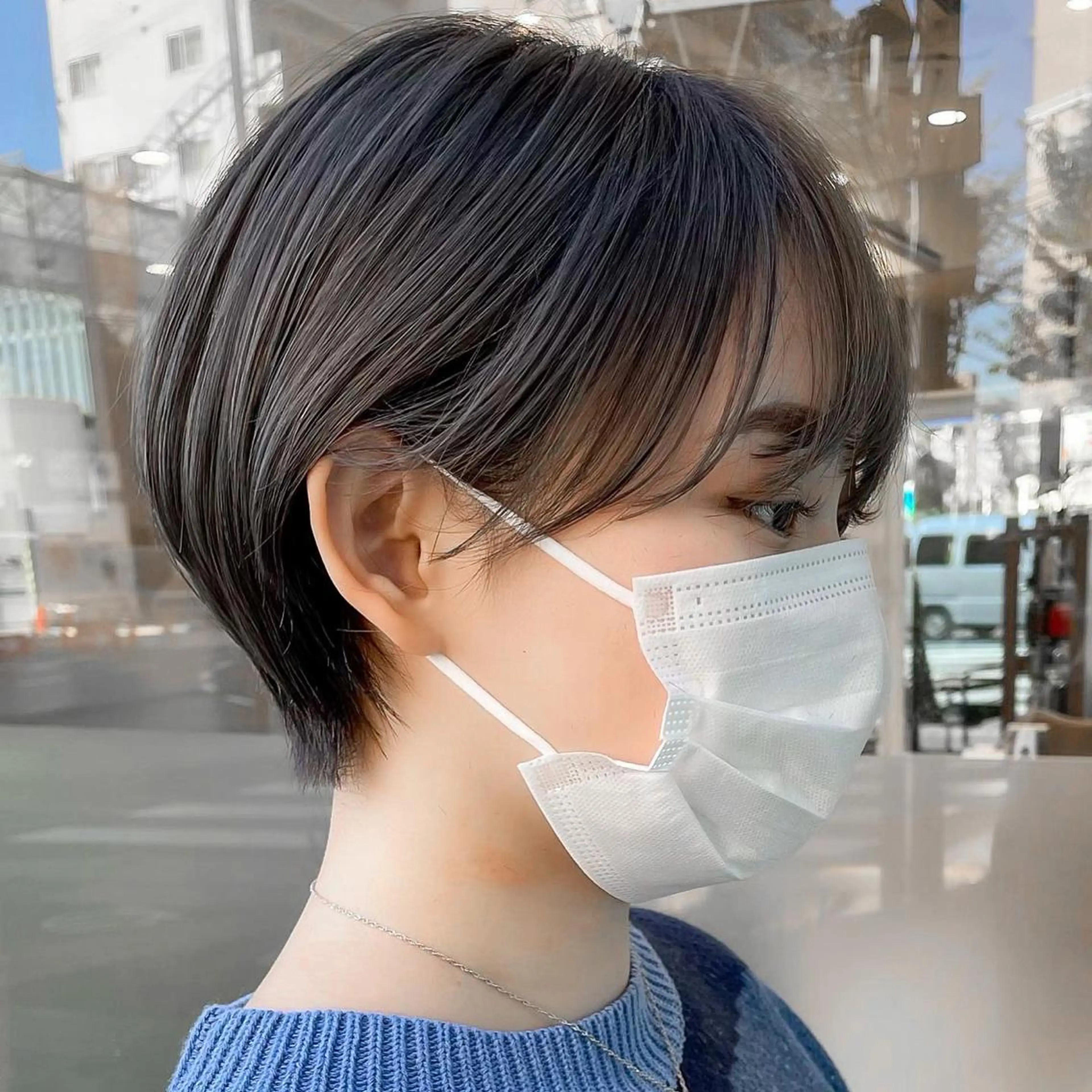 ショート 三鷹で1番ショート ボブをカットする新谷のヘアスタイル