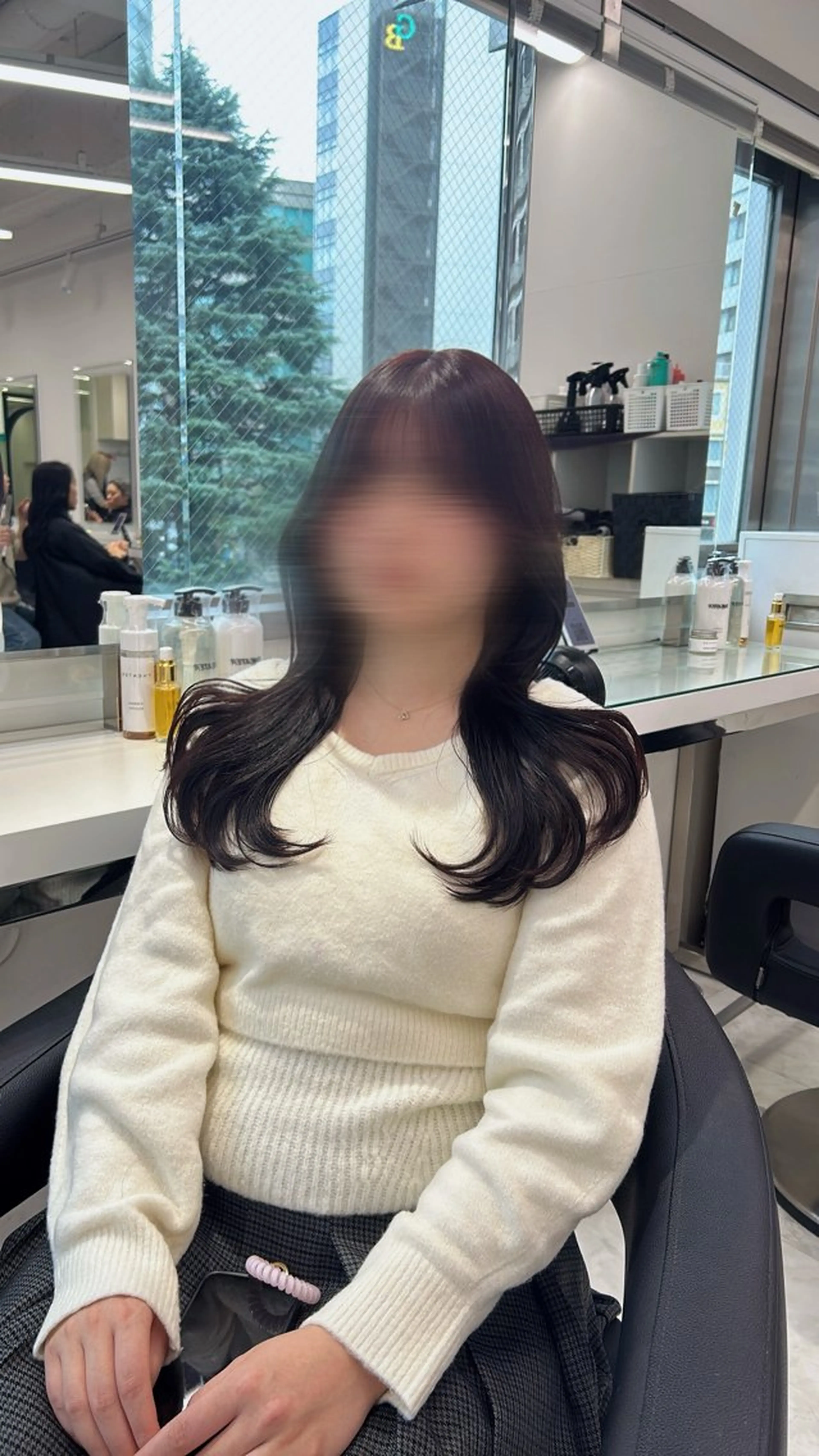 ロング カラー ヘアアレンジ ヘアカラー ブリーチ無し透明感 🕊AZUSAのヘアスタイル