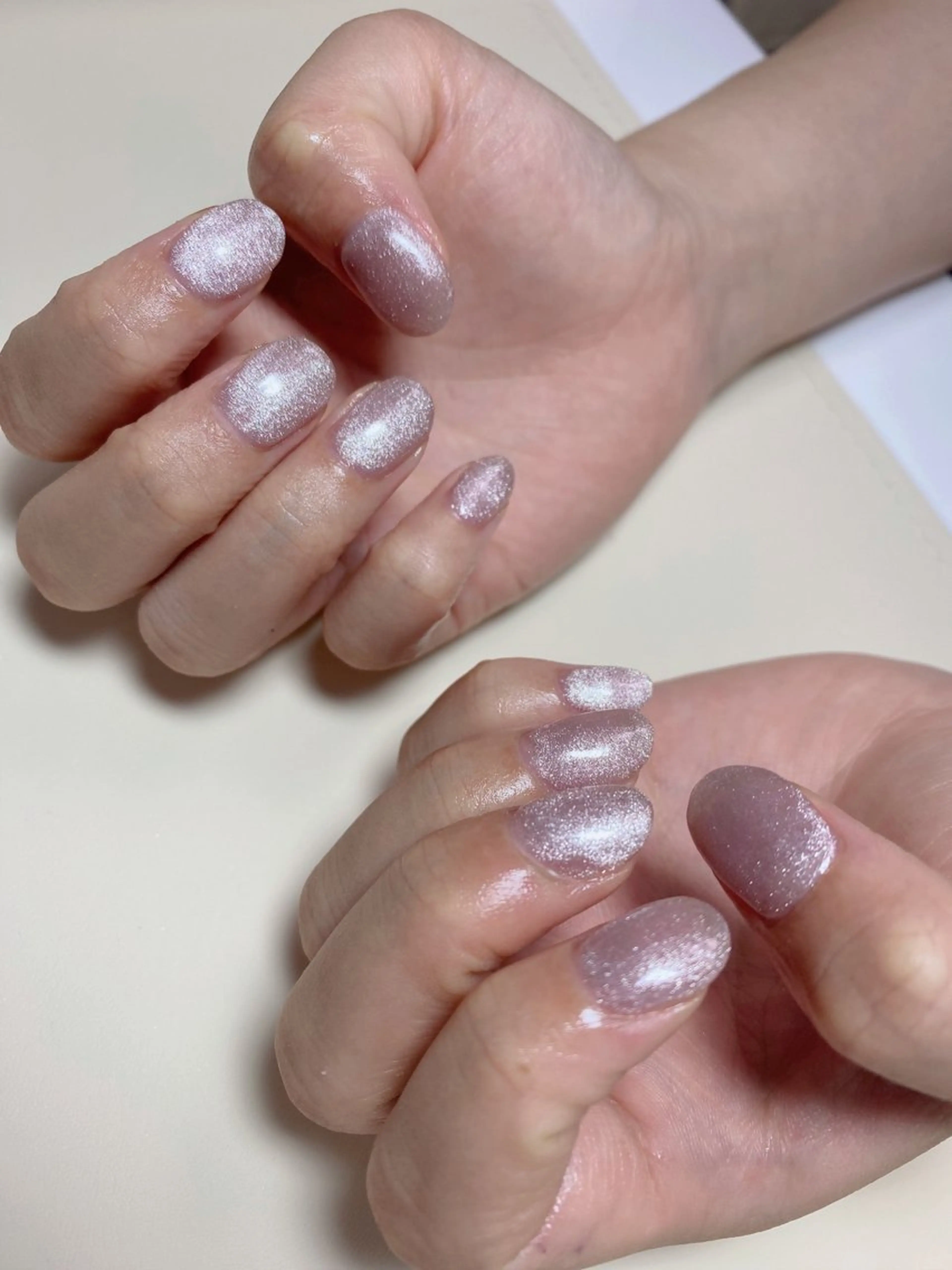 ネイル マグネットネイル ハンドネイル Nail Salon K 🧸美爪育成のネイルデザイン
