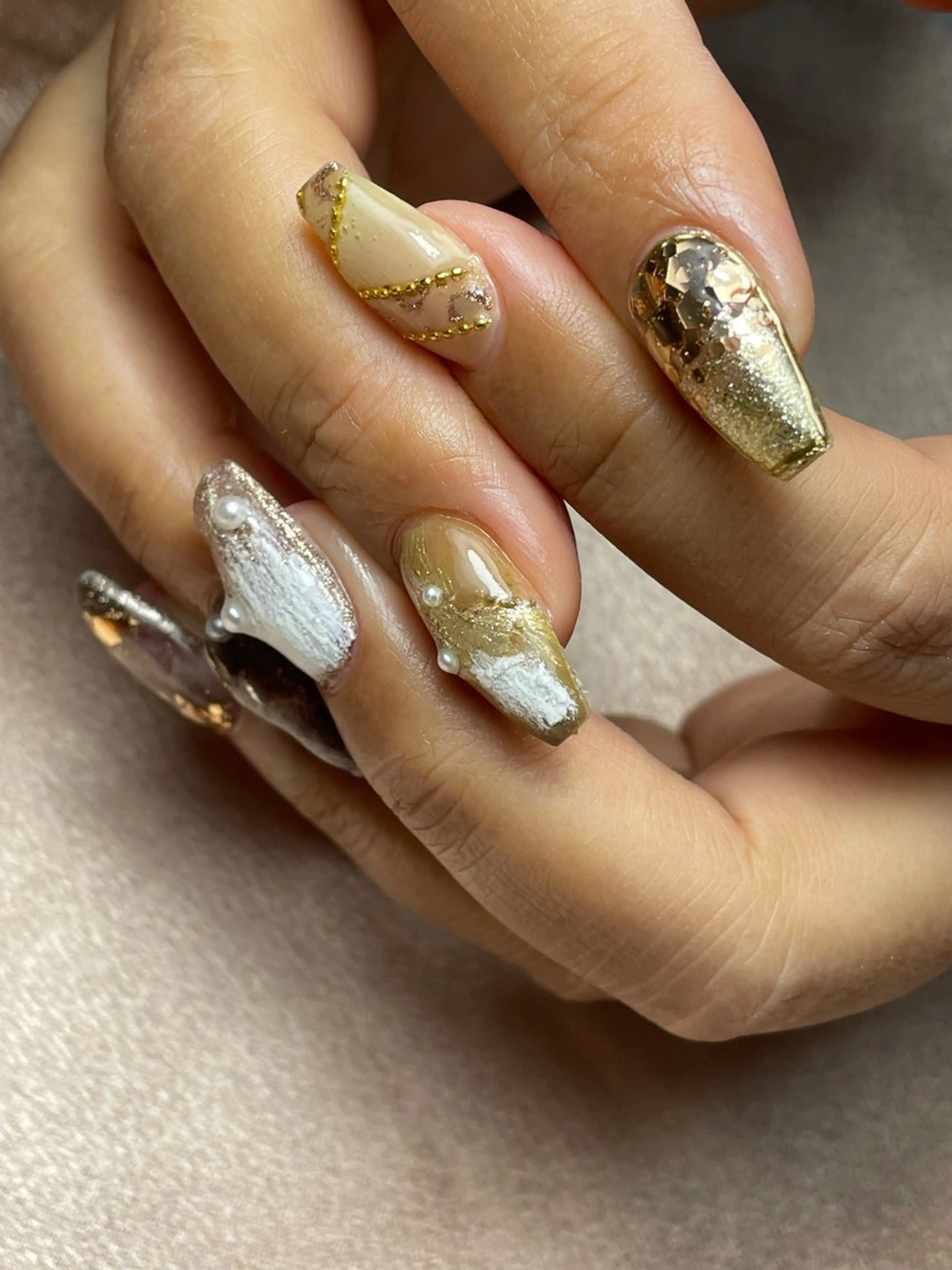 ネイル ニュアンスネイル Bavardage Nailのネイルデザイン
