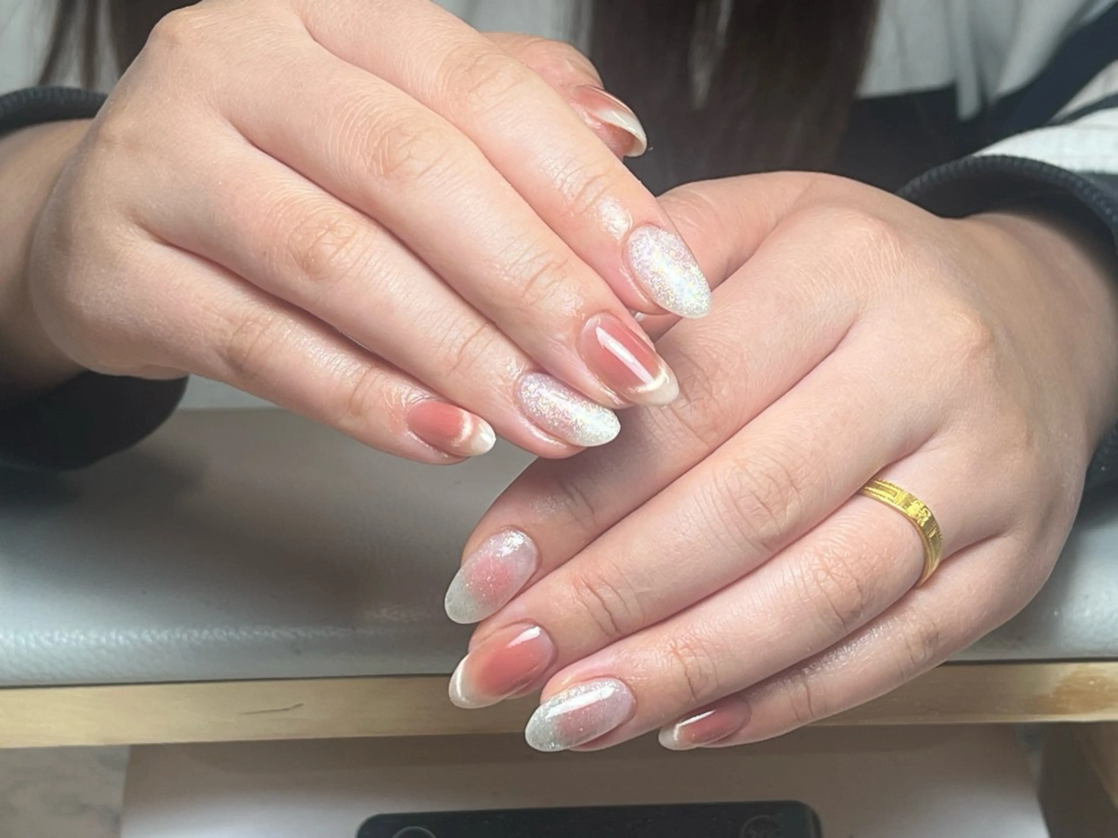 ネイル アートネイル 韓国ネイル 持ち込み ニュアンスネイル ワンカラーネイル イブ ネイリのネイルデザイン