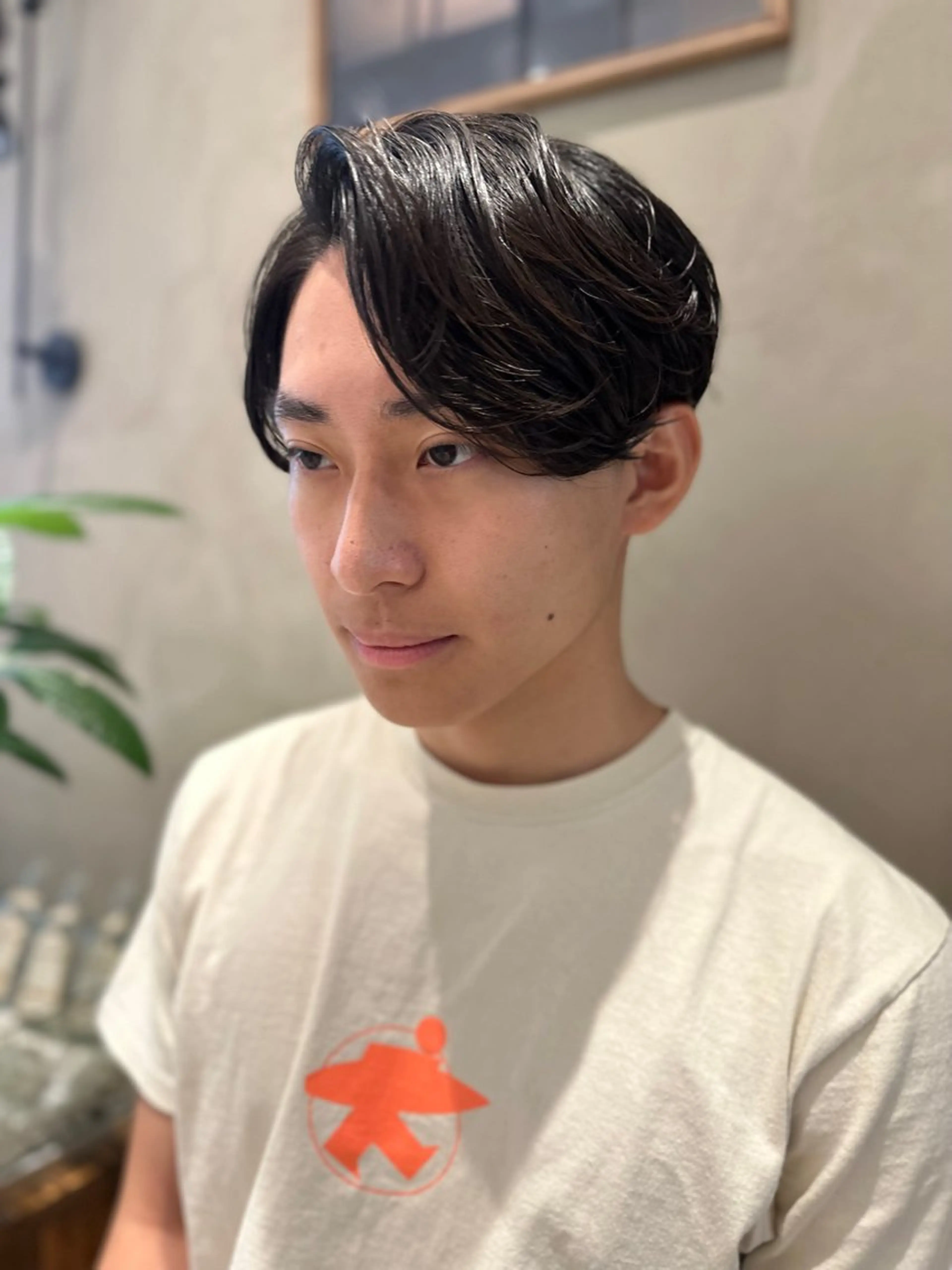 パーマ メンズ メンズパーマ ニュアンスパーマ 10月限定モニター 髪質改善美髪矯正のヘアスタイル