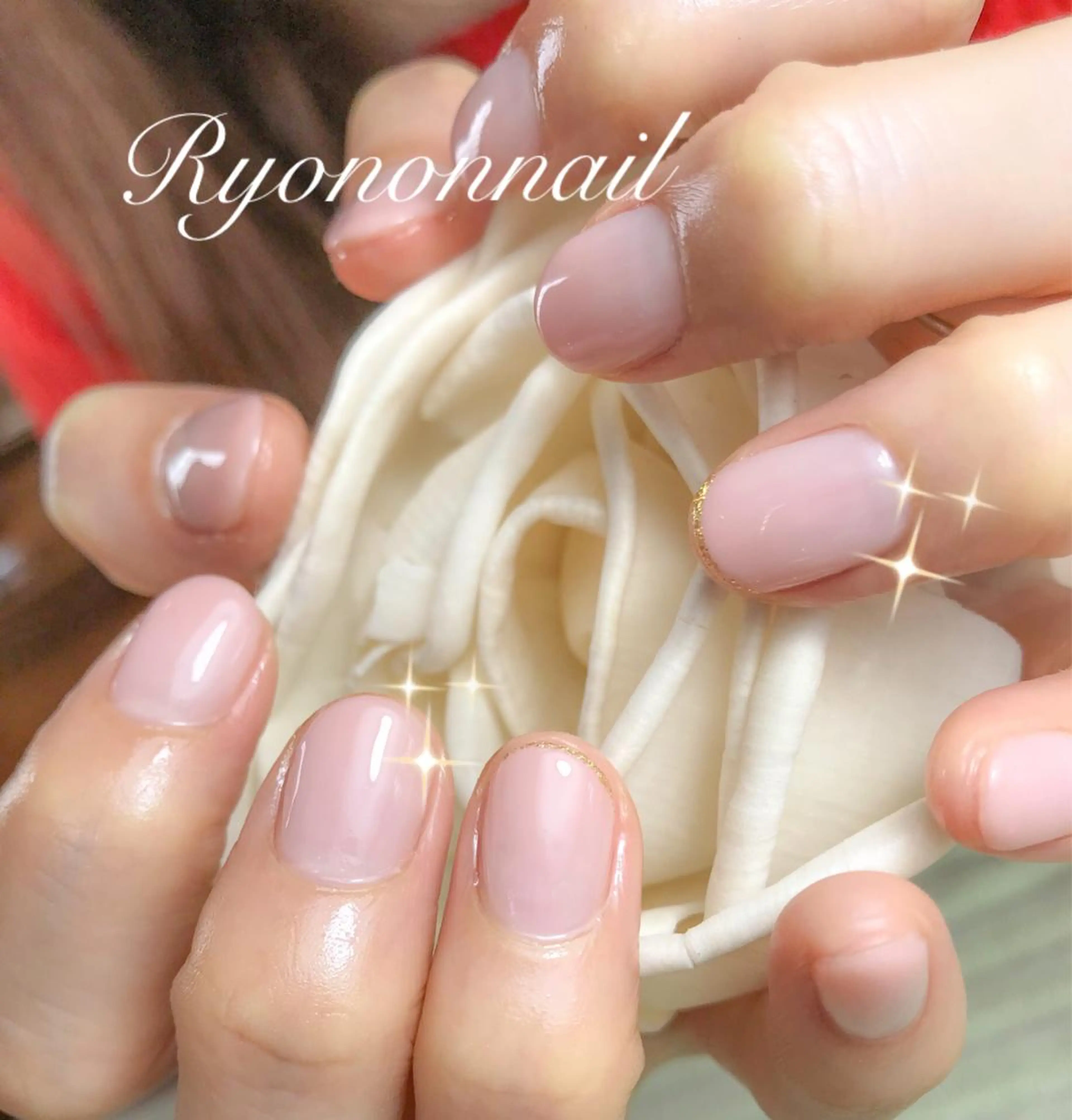 ネイル ラメ(グリッター) Ryononnail 上谷典子のネイルデザイン