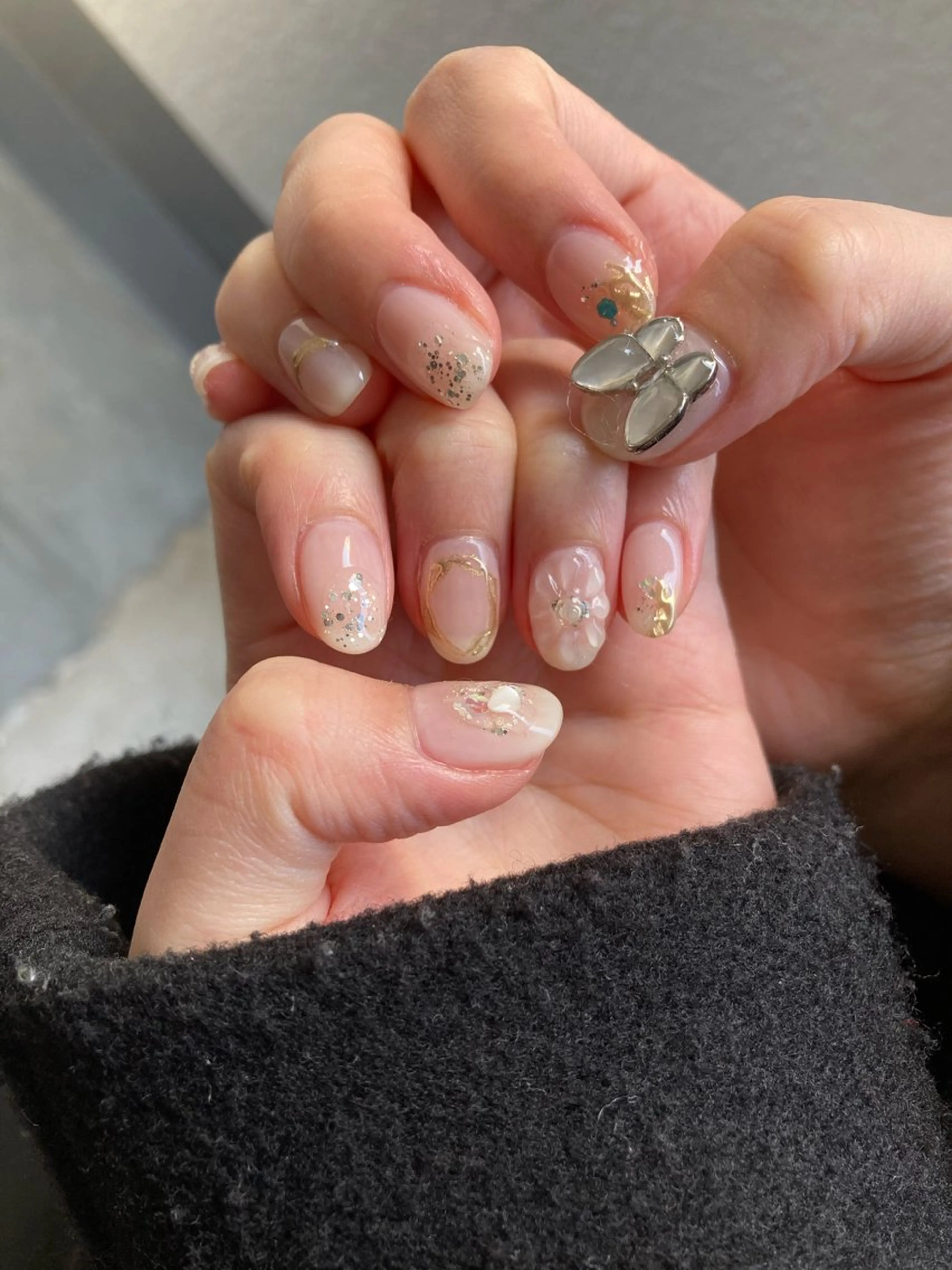 ネイル フラワーネイル ぷっくりネイル ハンドネイル DEEP nail salonのネイルデザイン