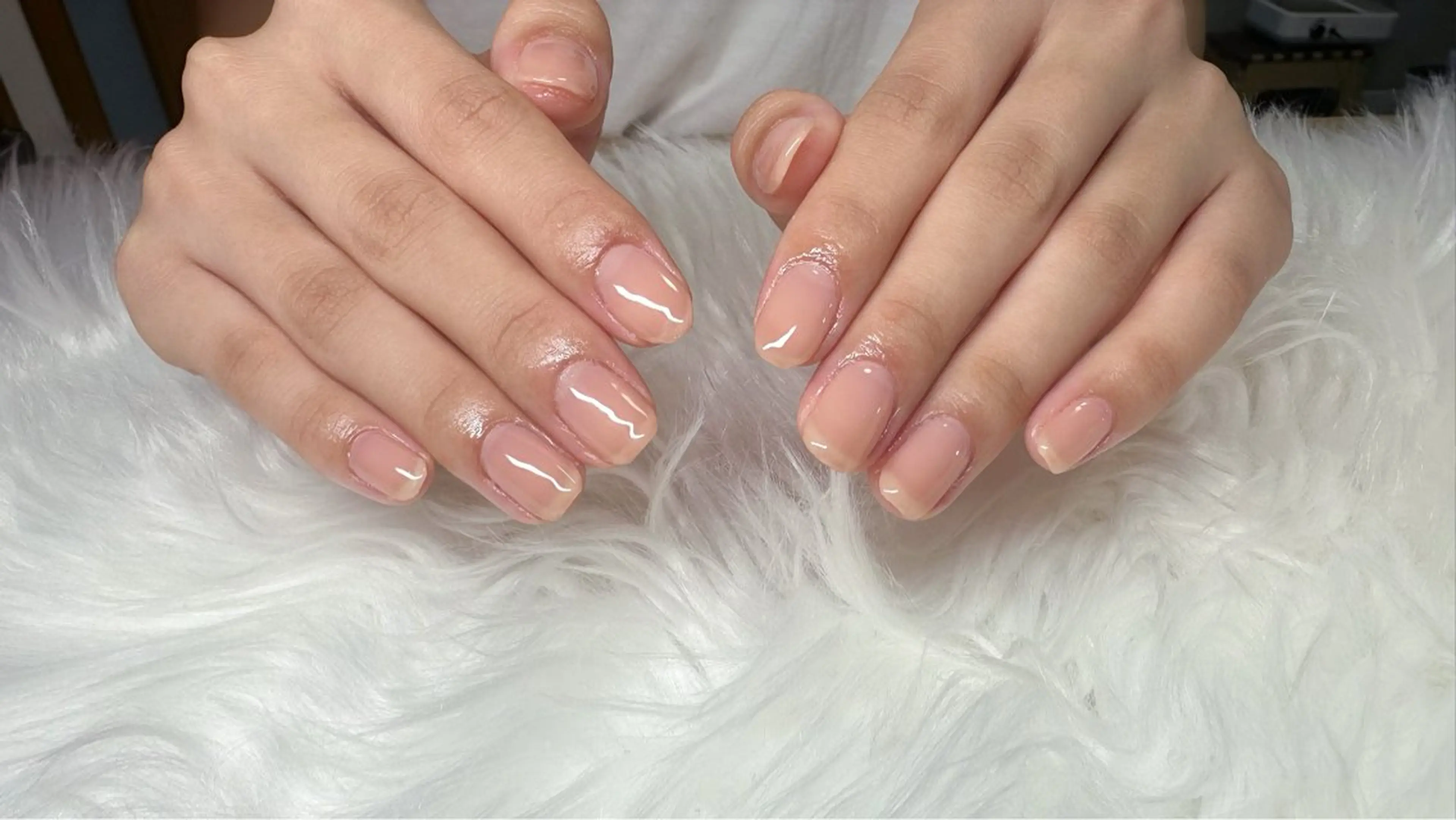 ネイル オフィスネイル ワンカラーネイル Rave所属・touma Rinaのネイルデザイン