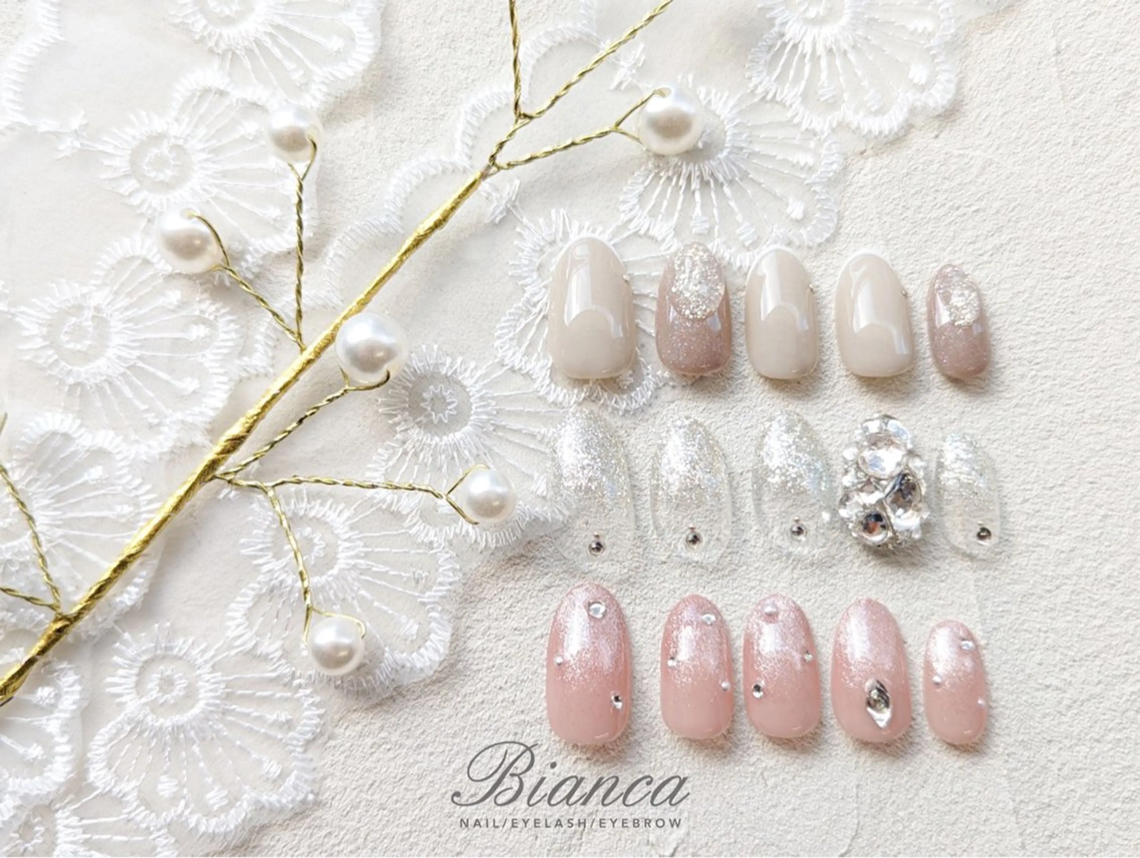 ネイル ハンドネイル Bianca🦋 AIRAのネイルデザイン