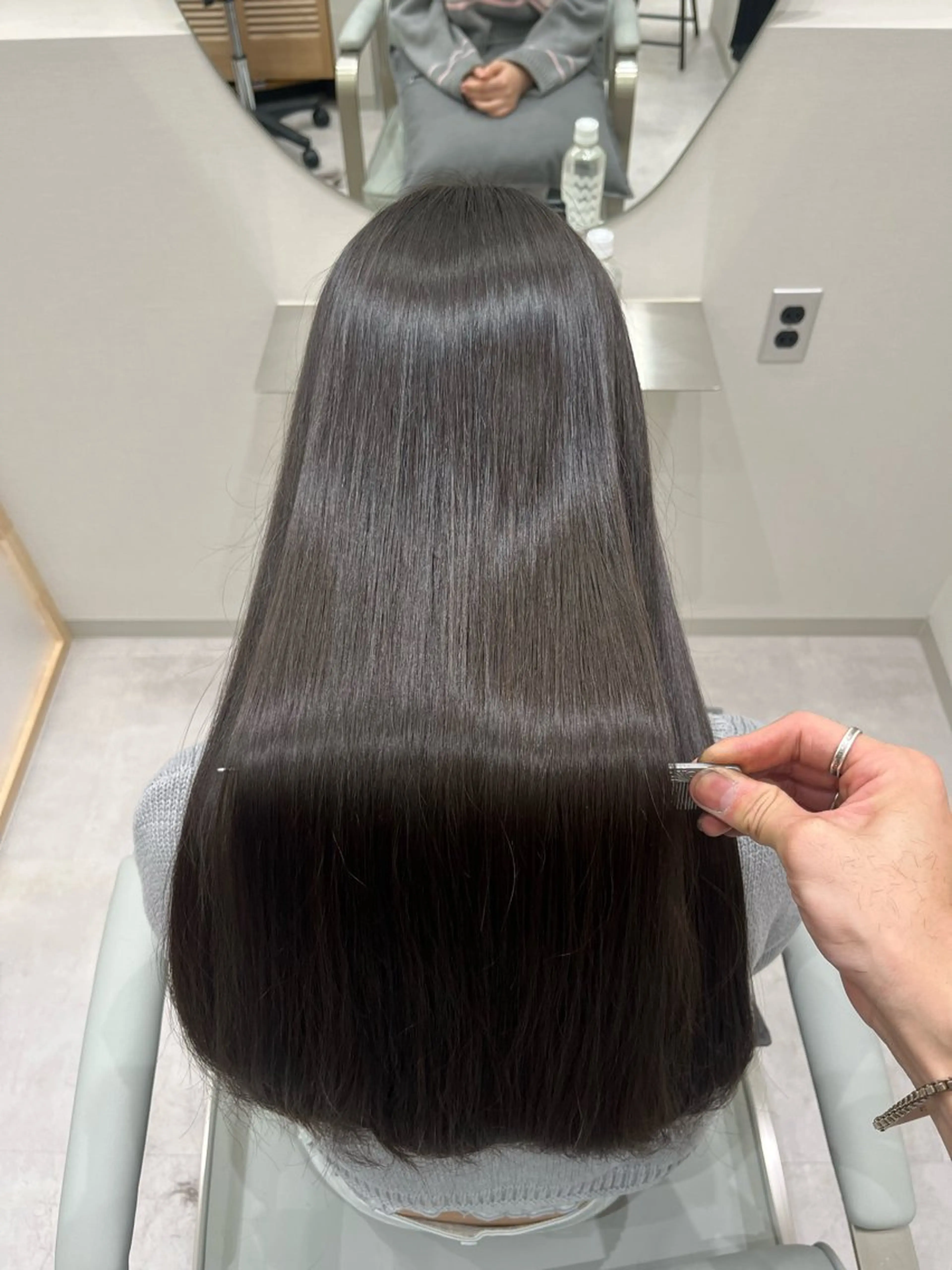 ロング ヘアカラー トリートメント float浦和美園所属・float浦和美園店 藍野賢也のヘアスタイル