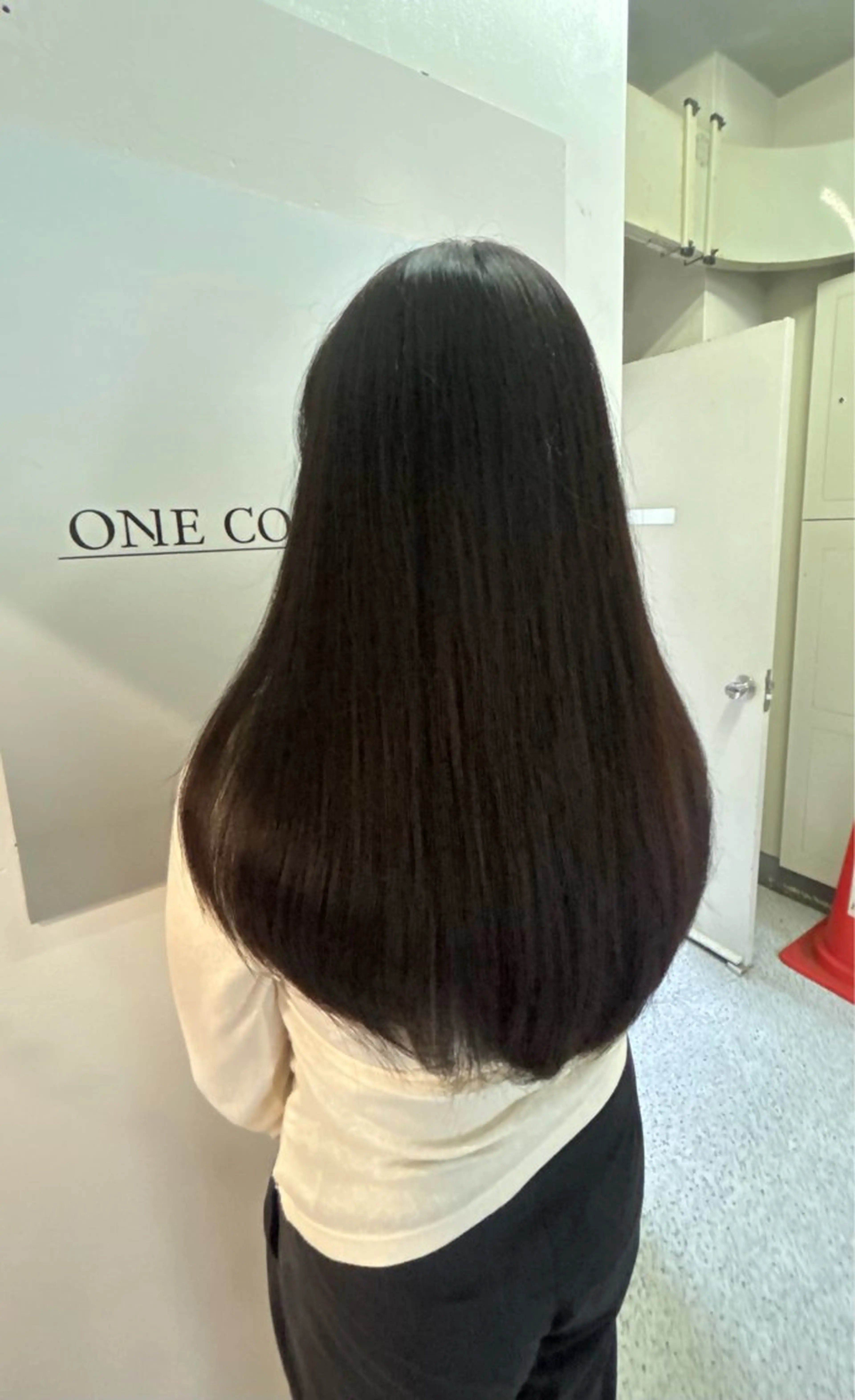 ロング カラー レイヤーカット カット ヘアカラー 骨格/顔型/伏見/ 佐藤 里菜のヘアスタイル