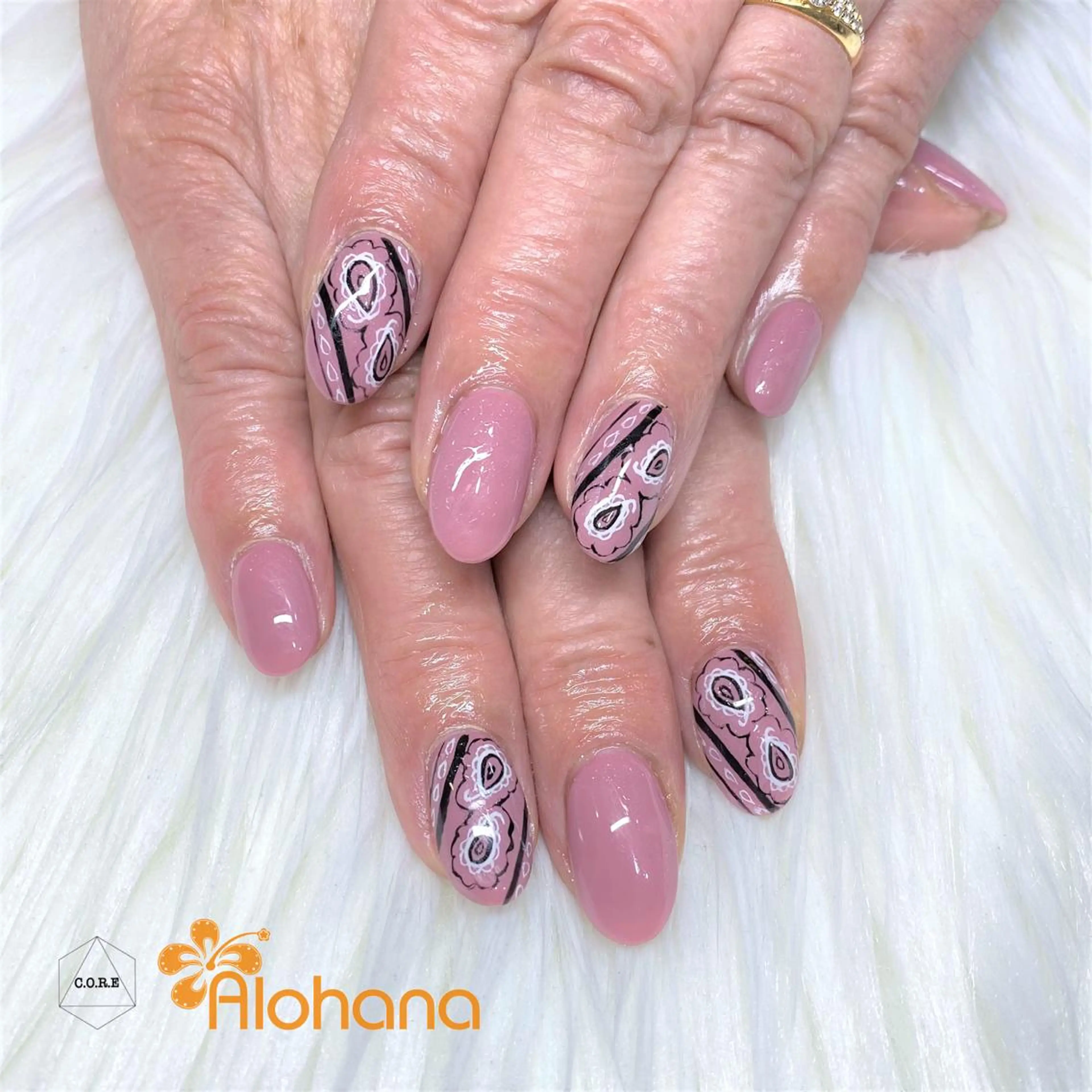 ネイル ハンドネイル Alohana Minaのネイルデザイン