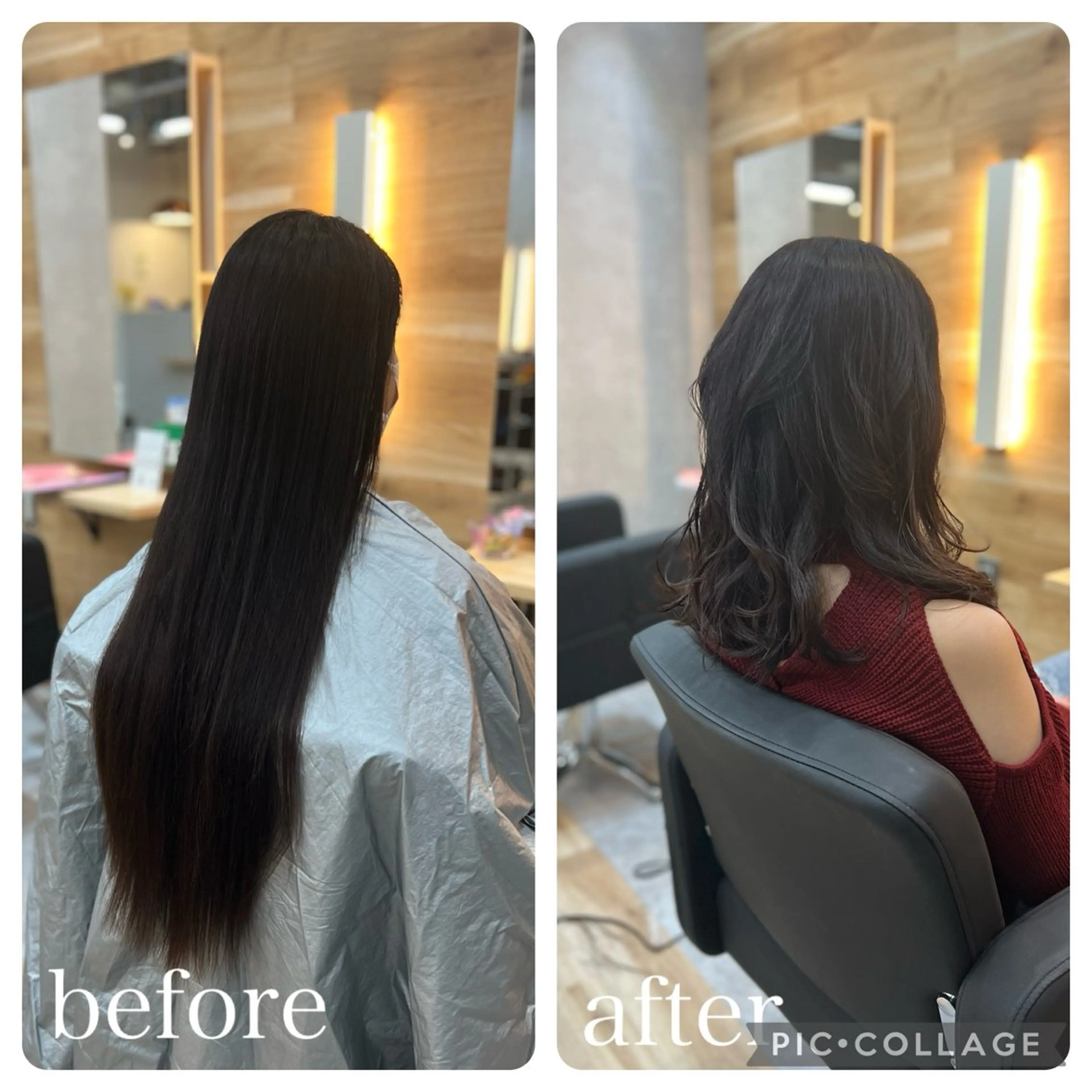 ロング Aguhair milo森山知幸のヘアスタイル