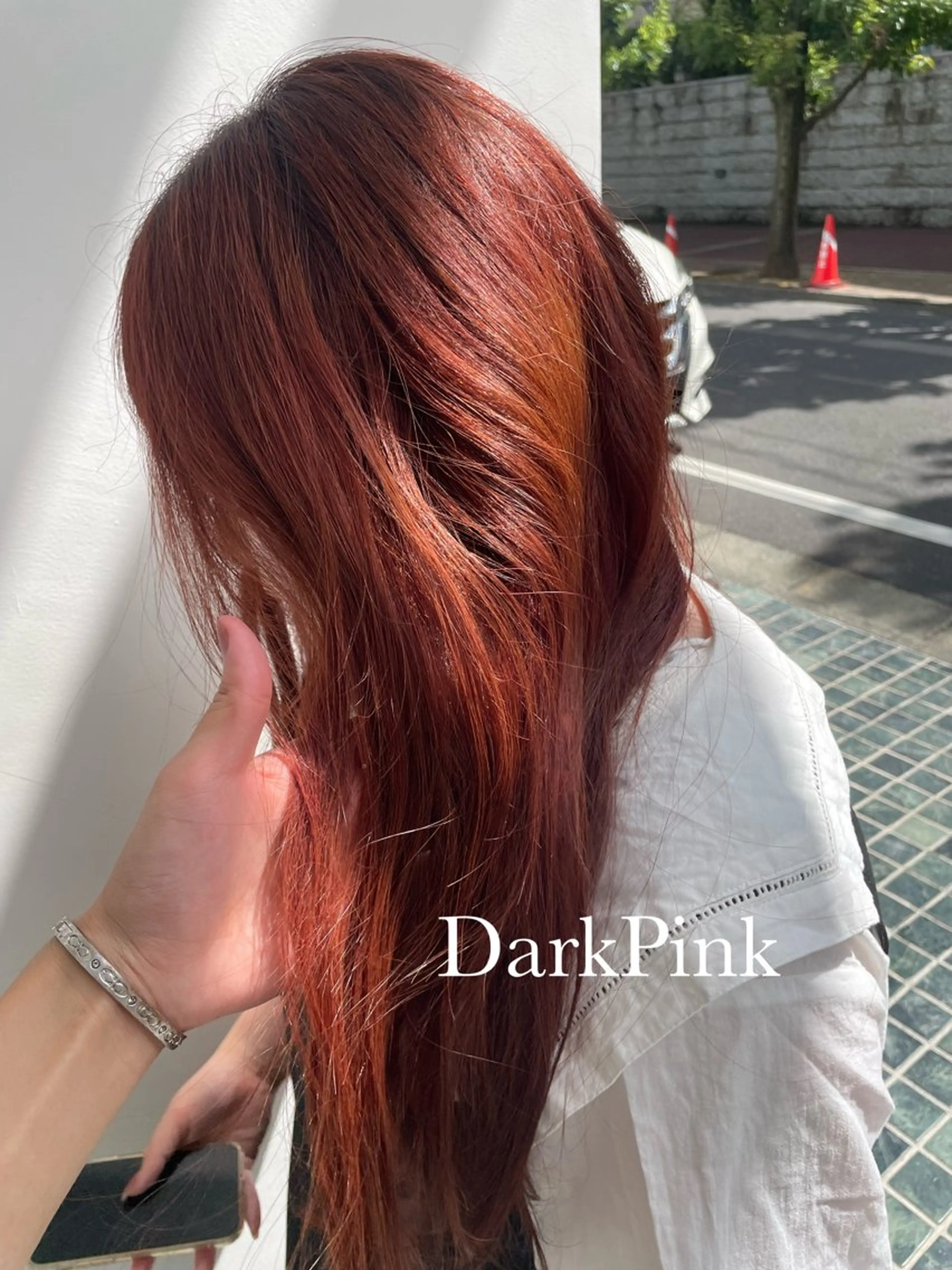 ロング カラー ren ボブロブ/ミディアムのヘアスタイル