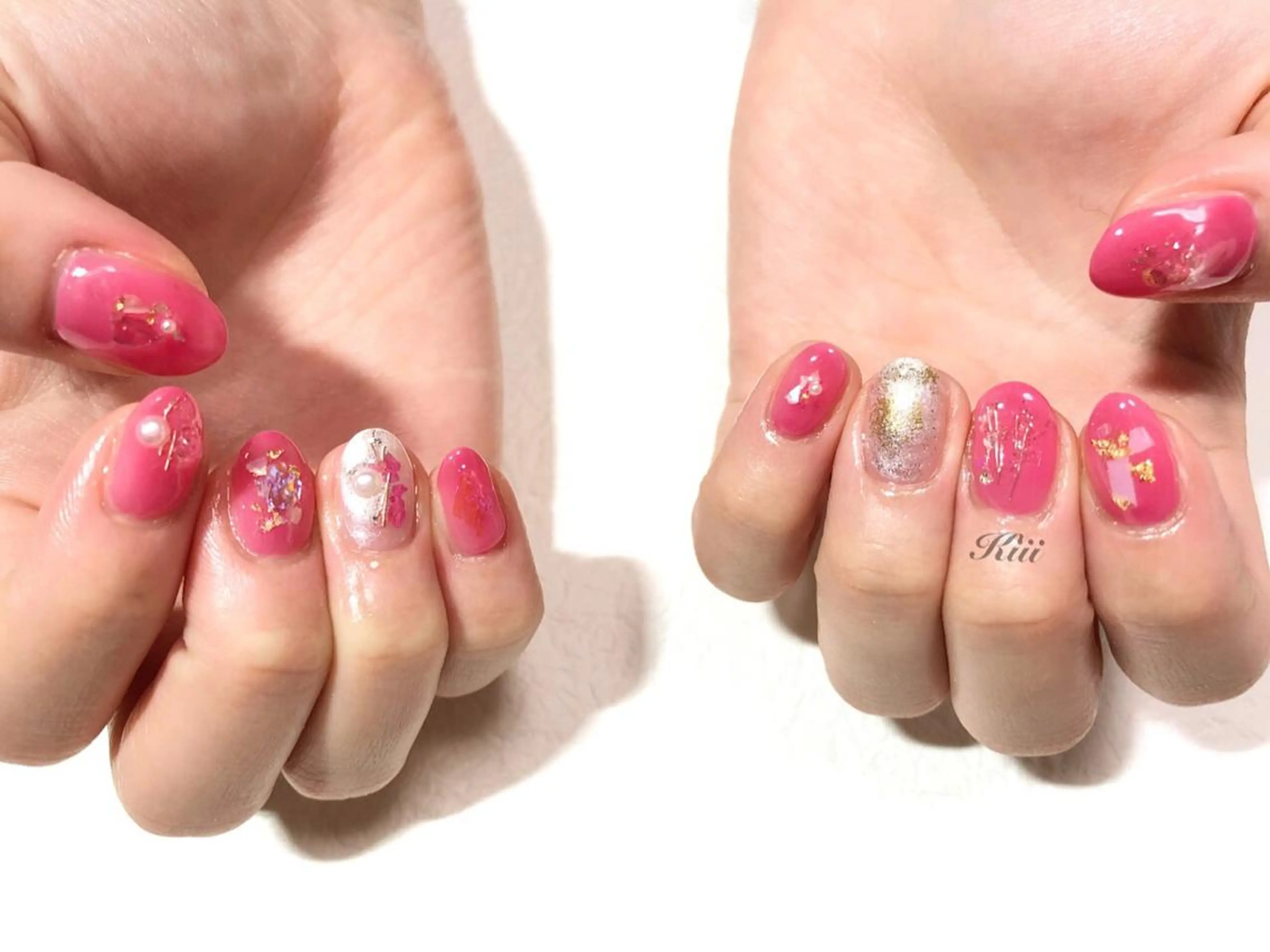 ネイル ハンドネイル フットネイル kiii.__ ✴︎*のネイルデザイン