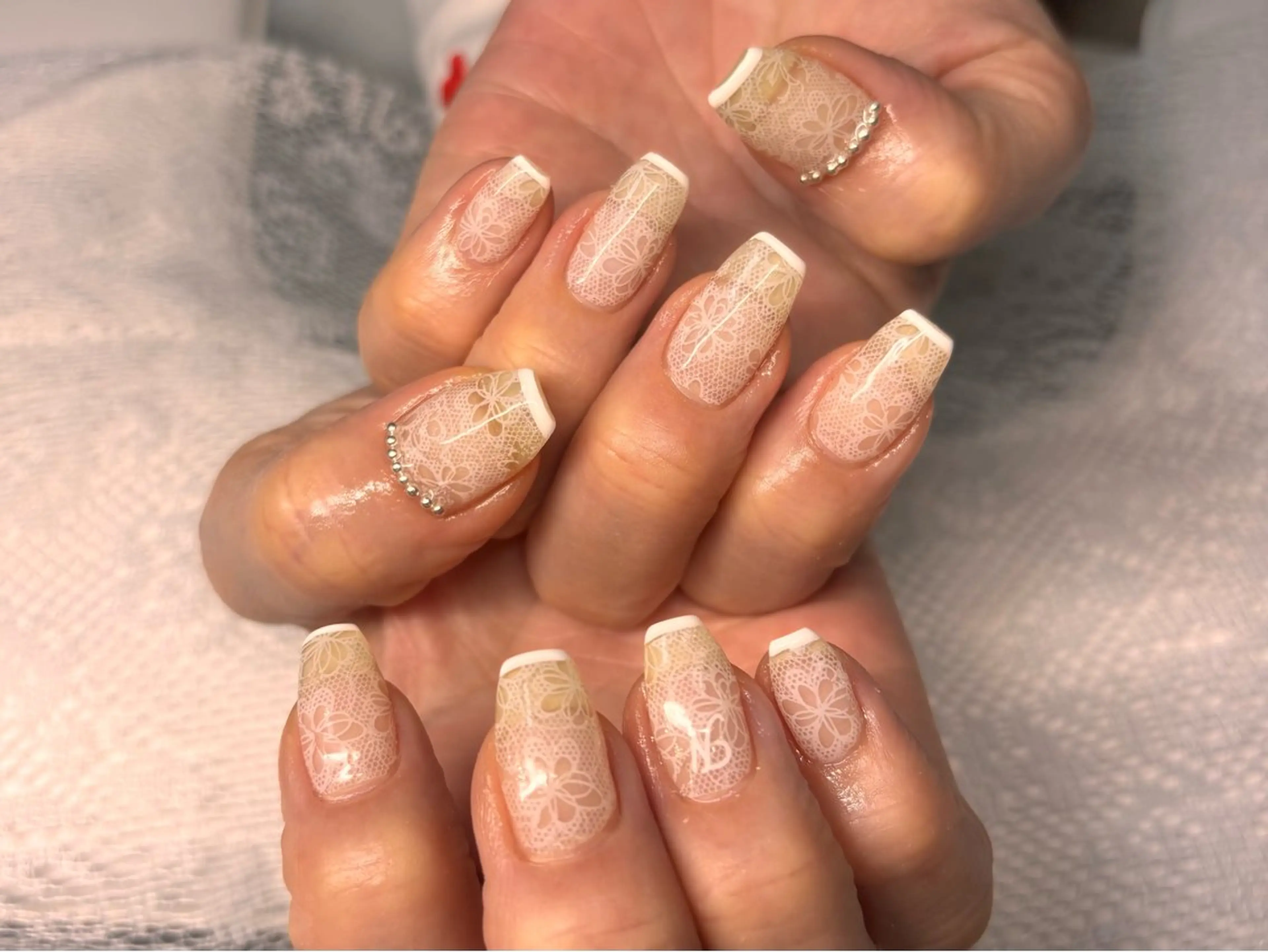 ネイル レース ハンドネイル sawada yuraのネイルデザイン