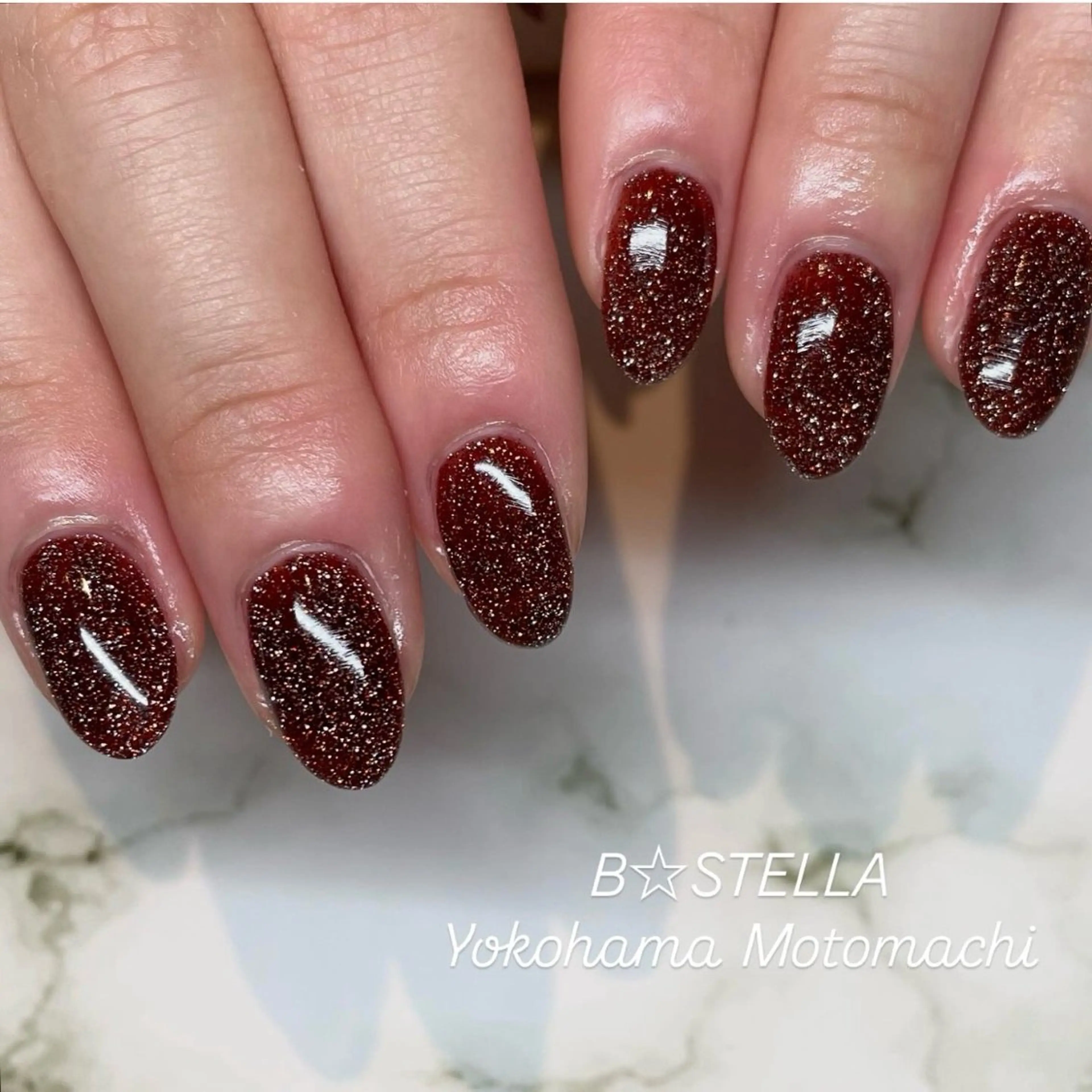 ネイル フラッシュネイル マグネットネイル B☆STELLA KUWABARAのネイルデザイン