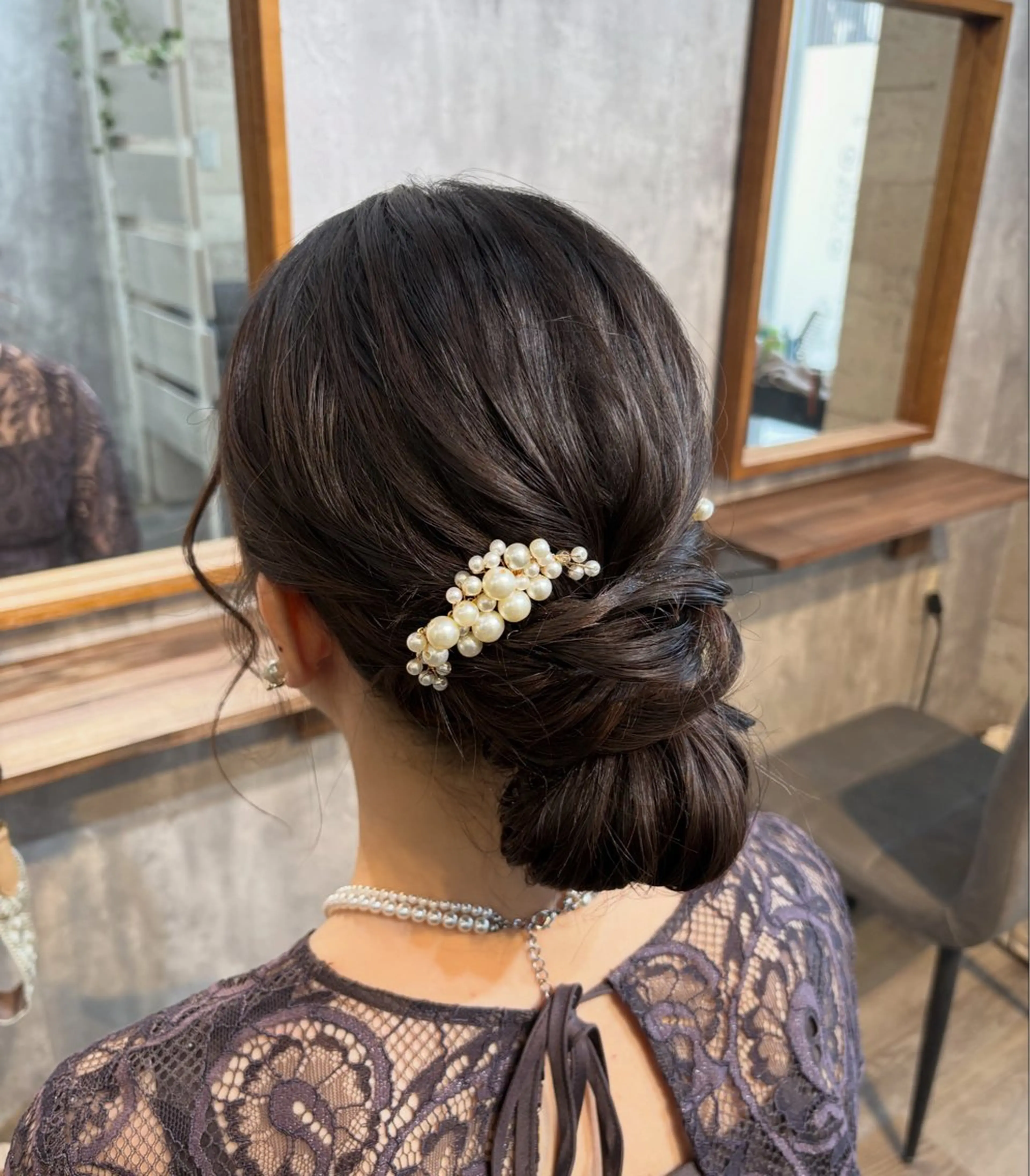 セミロング ヘアセット 六本木0分ヘアセット ヘアメイクのヘアスタイル