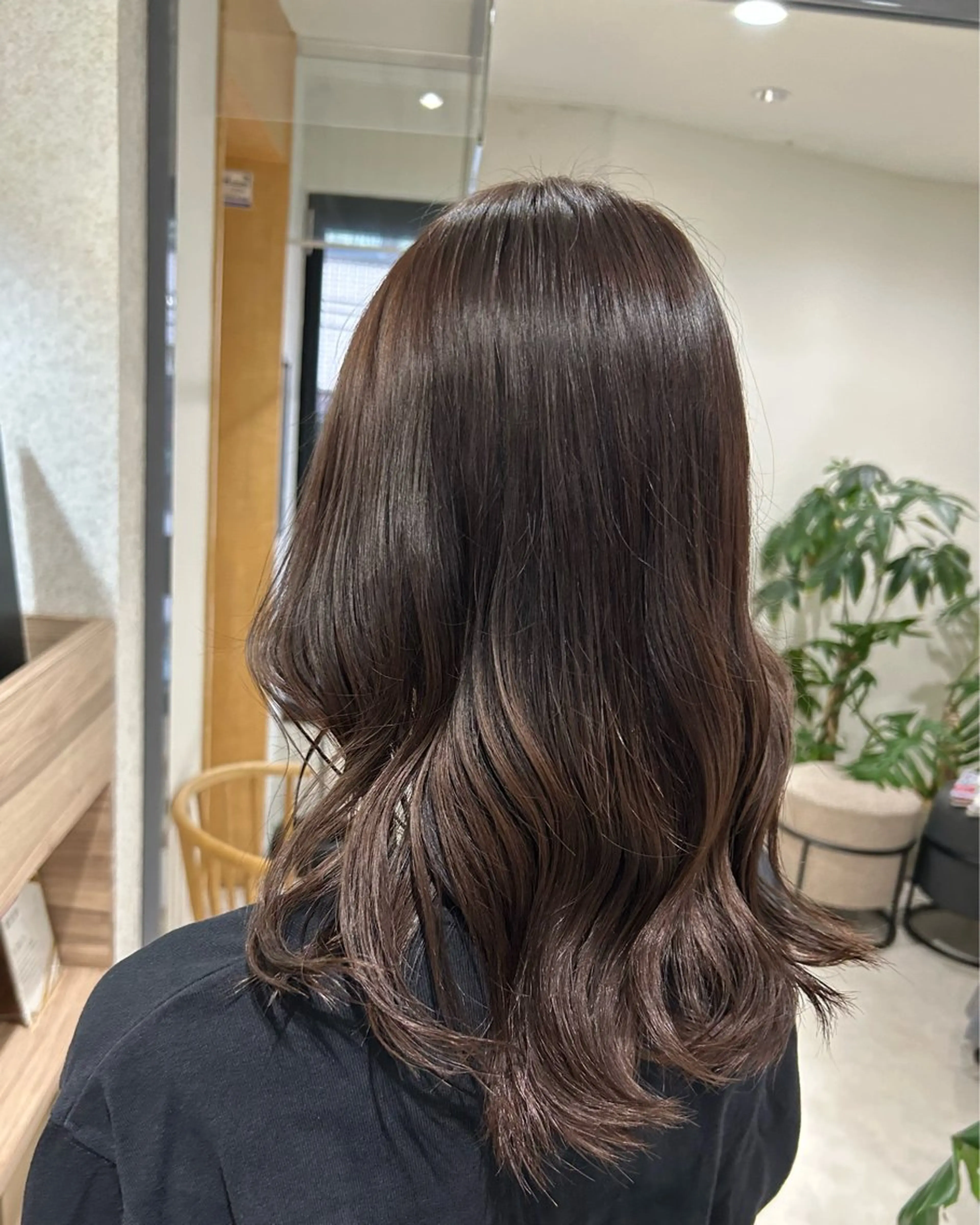 セミロング カラー メンズカット/透明感 石山浩二のヘアスタイル