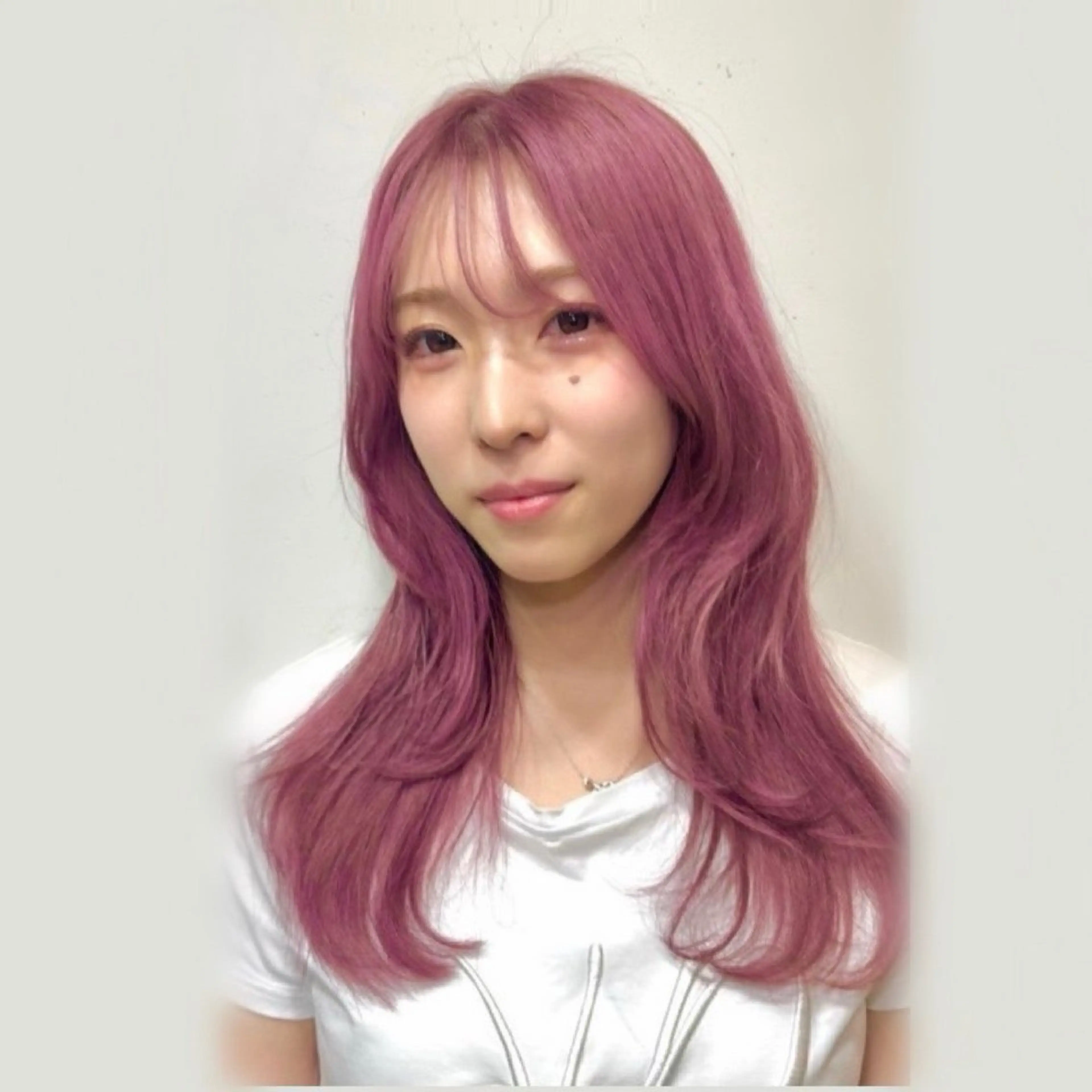 ロング カラー カット ヘアカラー トリートメント 横浜｜韓国レイヤー｜ 暖色カラー｜まなとのヘアスタイル