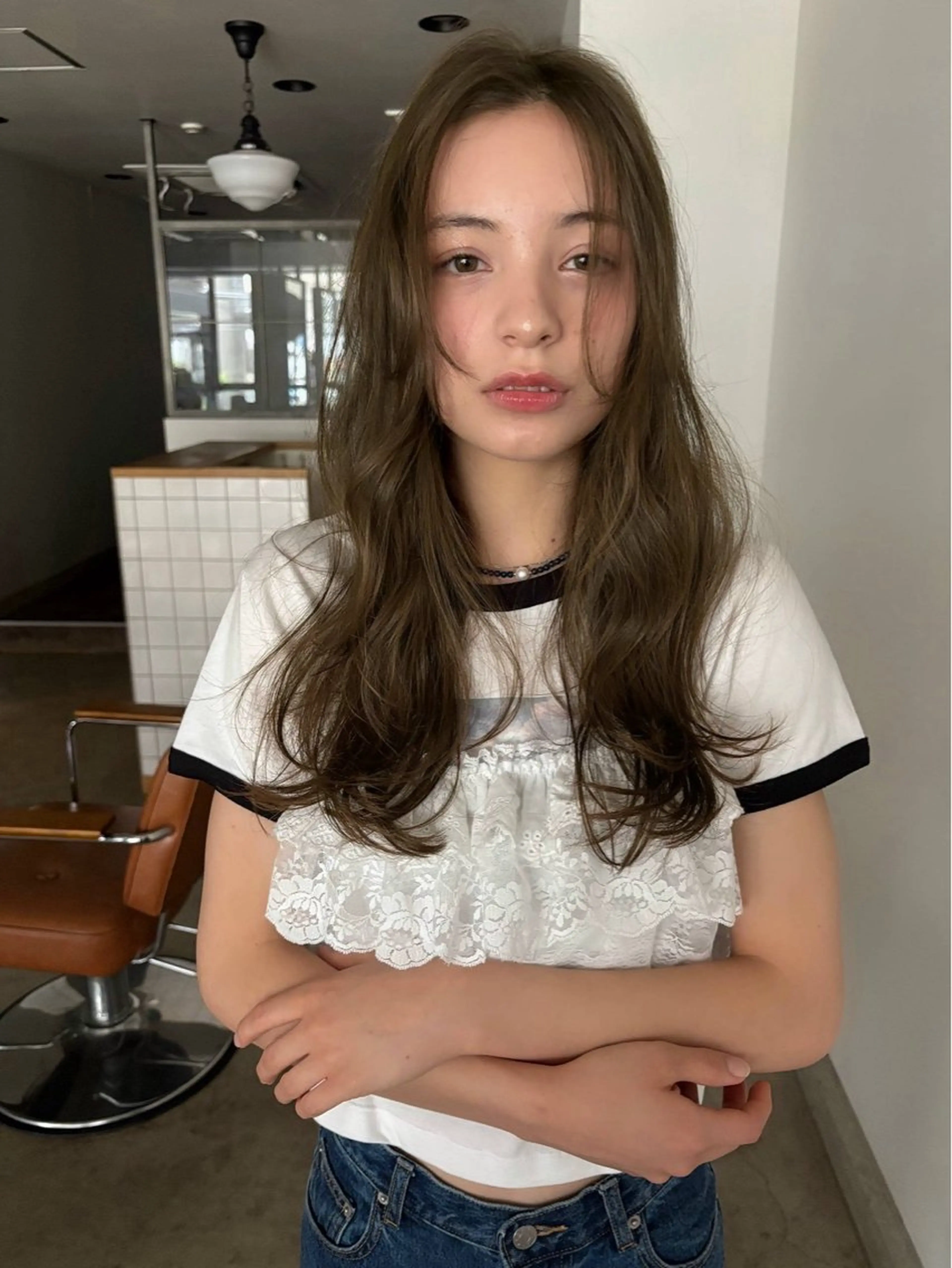 カラー miku/天神 艶カラーのヘアスタイル