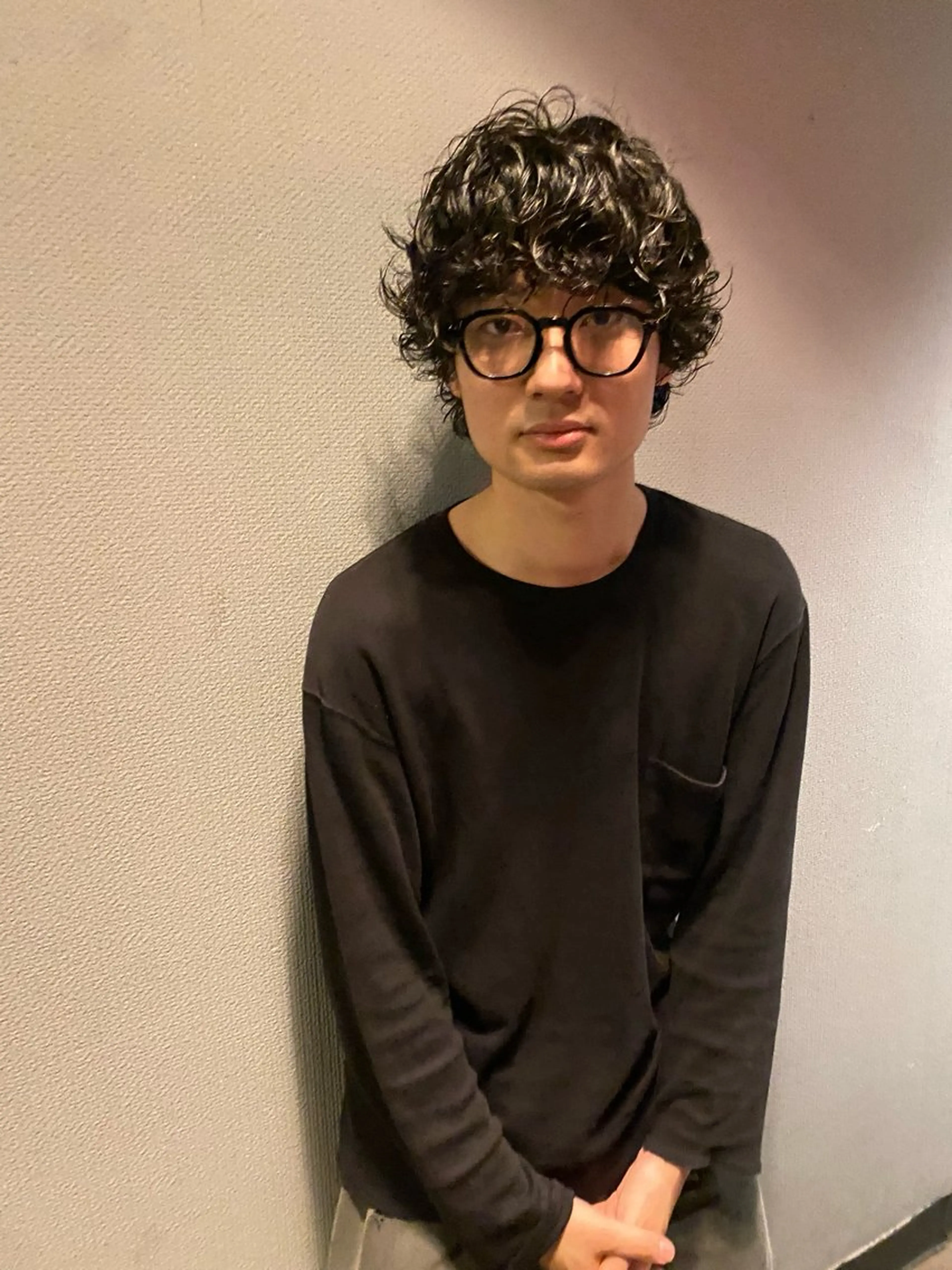 ショート パーマ メンズ カット パーマ トリートメント 今泉 颯太/room3のヘアスタイル