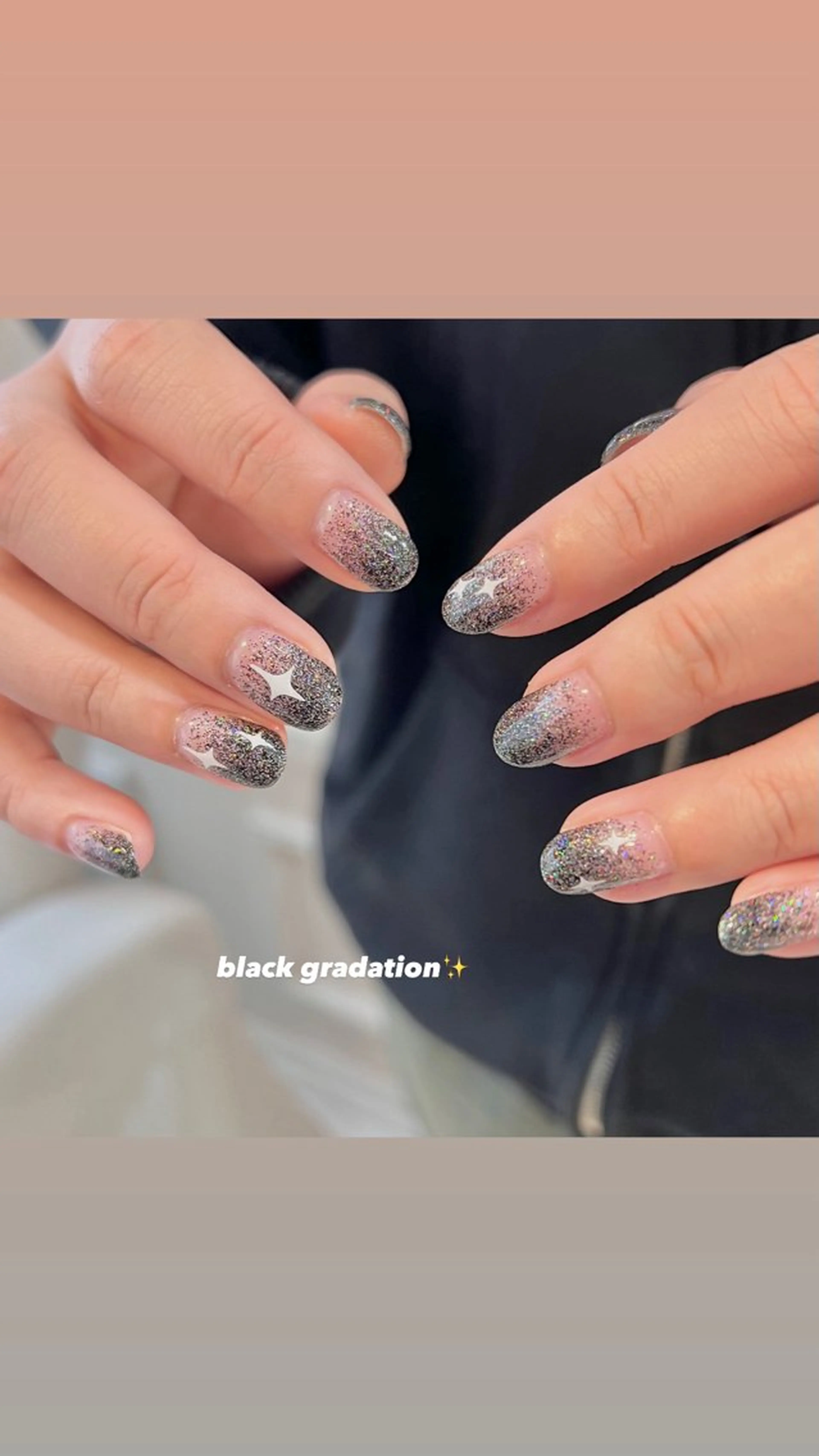 ネイル ラメ(グリッター) ラメグラデーション ハンドネイル 🎀チーク/ちゅるん 🫧chisa🎀のネイルデザイン