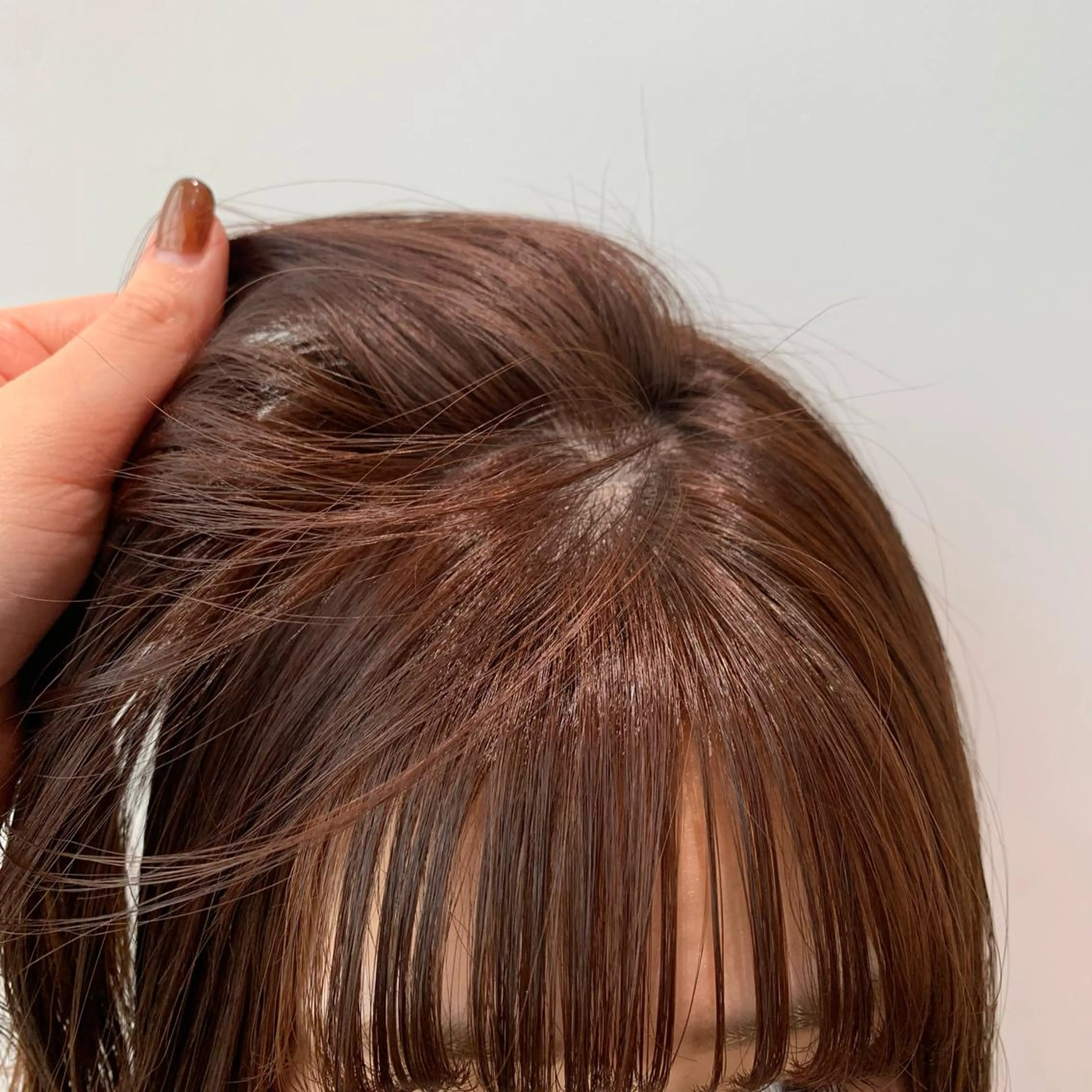 カラー オレンジ ピンクカラー カット ヘアカラー トリートメント 片岡 由依のヘアスタイル