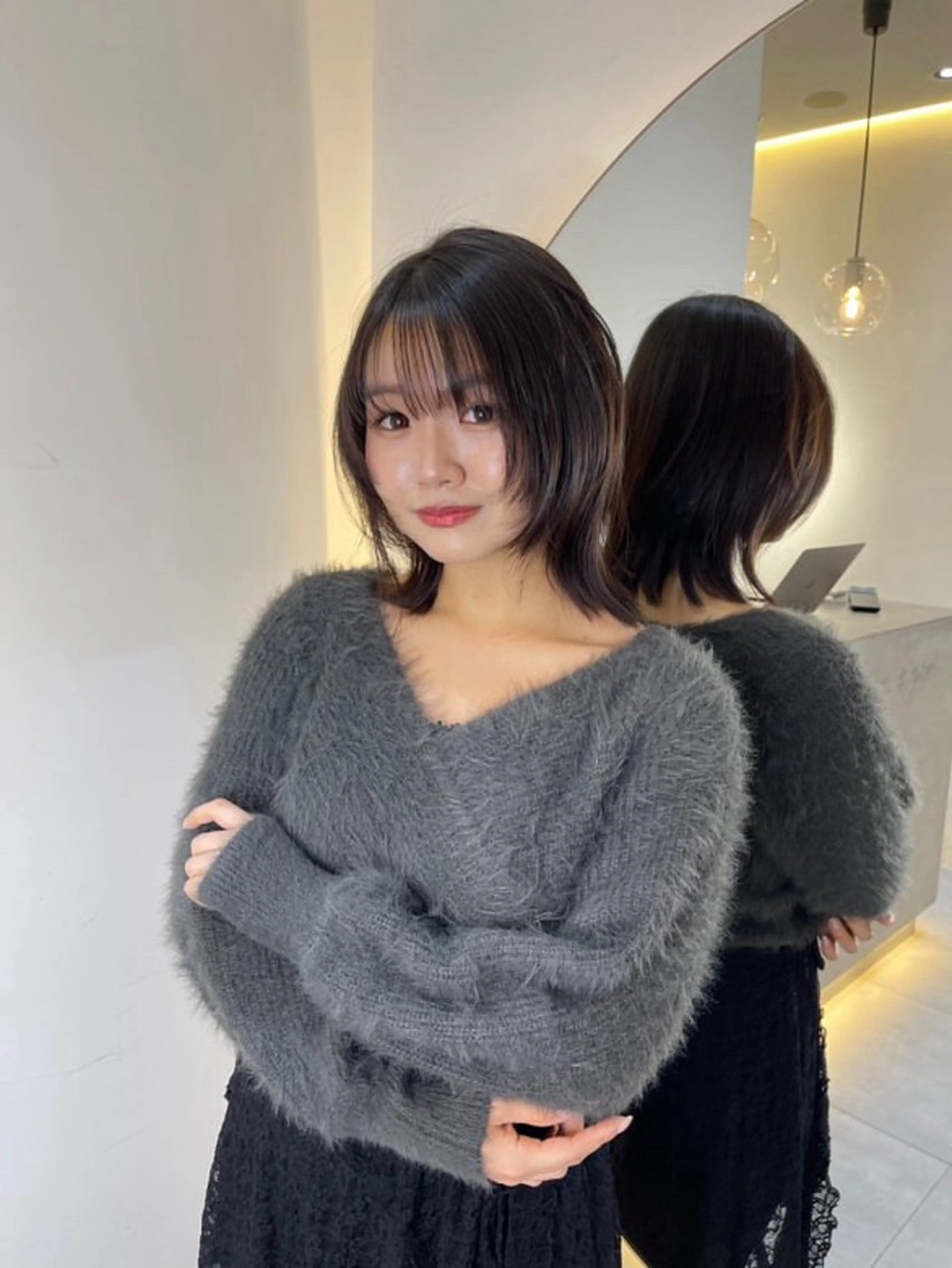 ミディアム カラー ciel hairdesign所属・綱島/髪質改善 /艶髪/ルキヤ‎‎のヘアスタイル