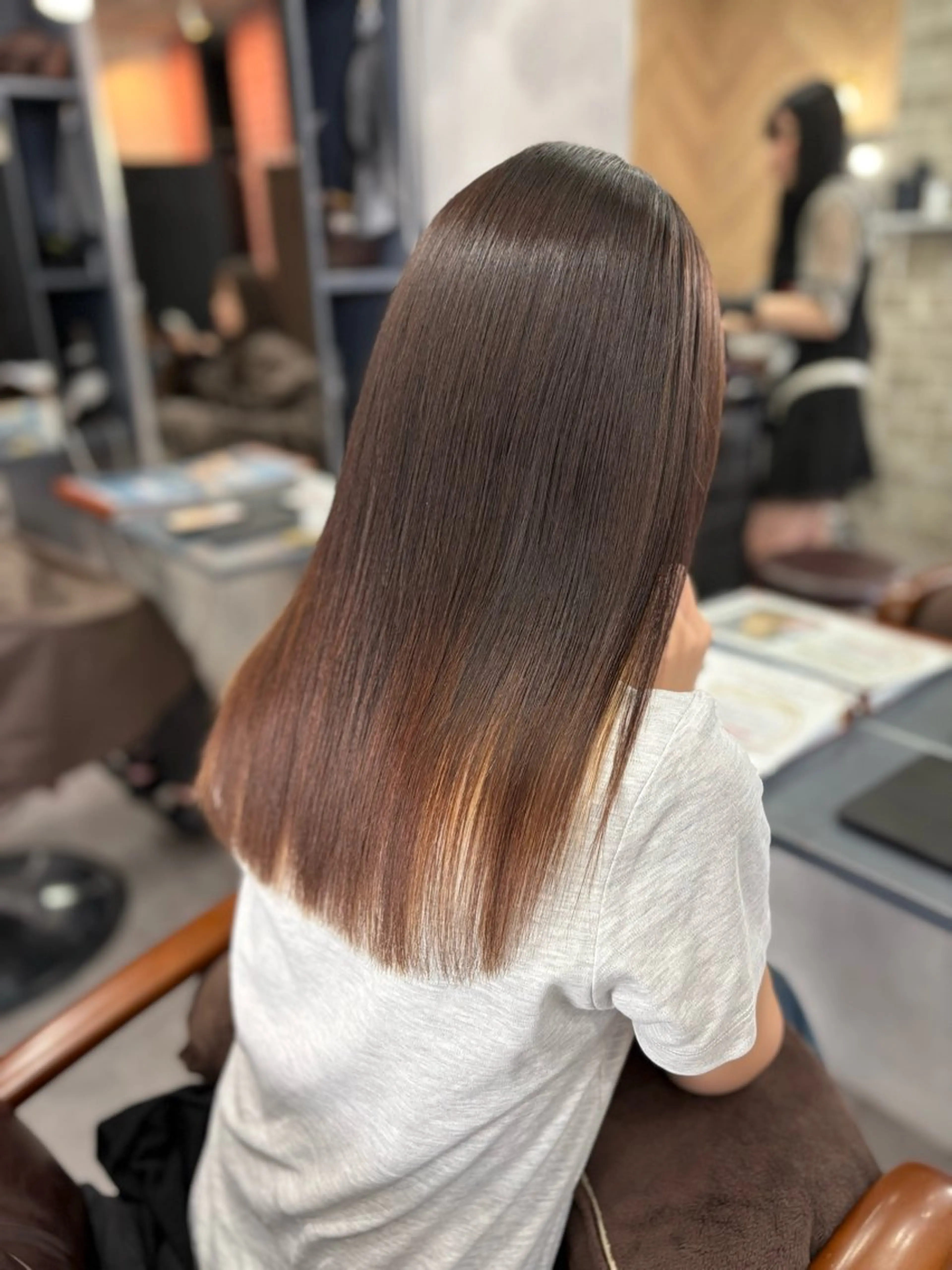 ロング 髪質改善 トリートメント 宇佐美 柊のヘアスタイル